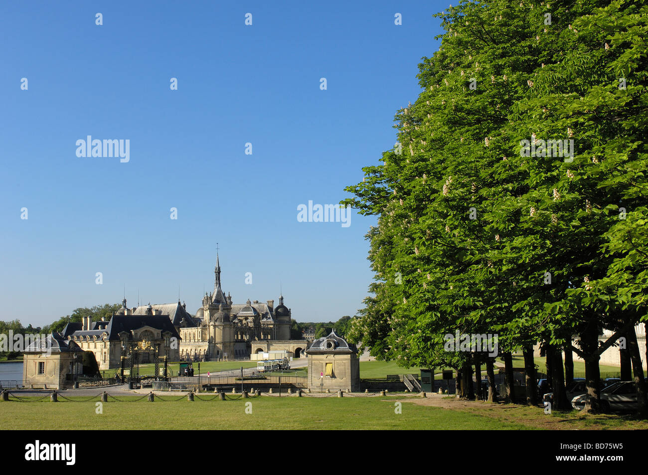 Chantilly Schloss Chateau de Chantilly Chantilly Picardie Frankreich Stockfoto