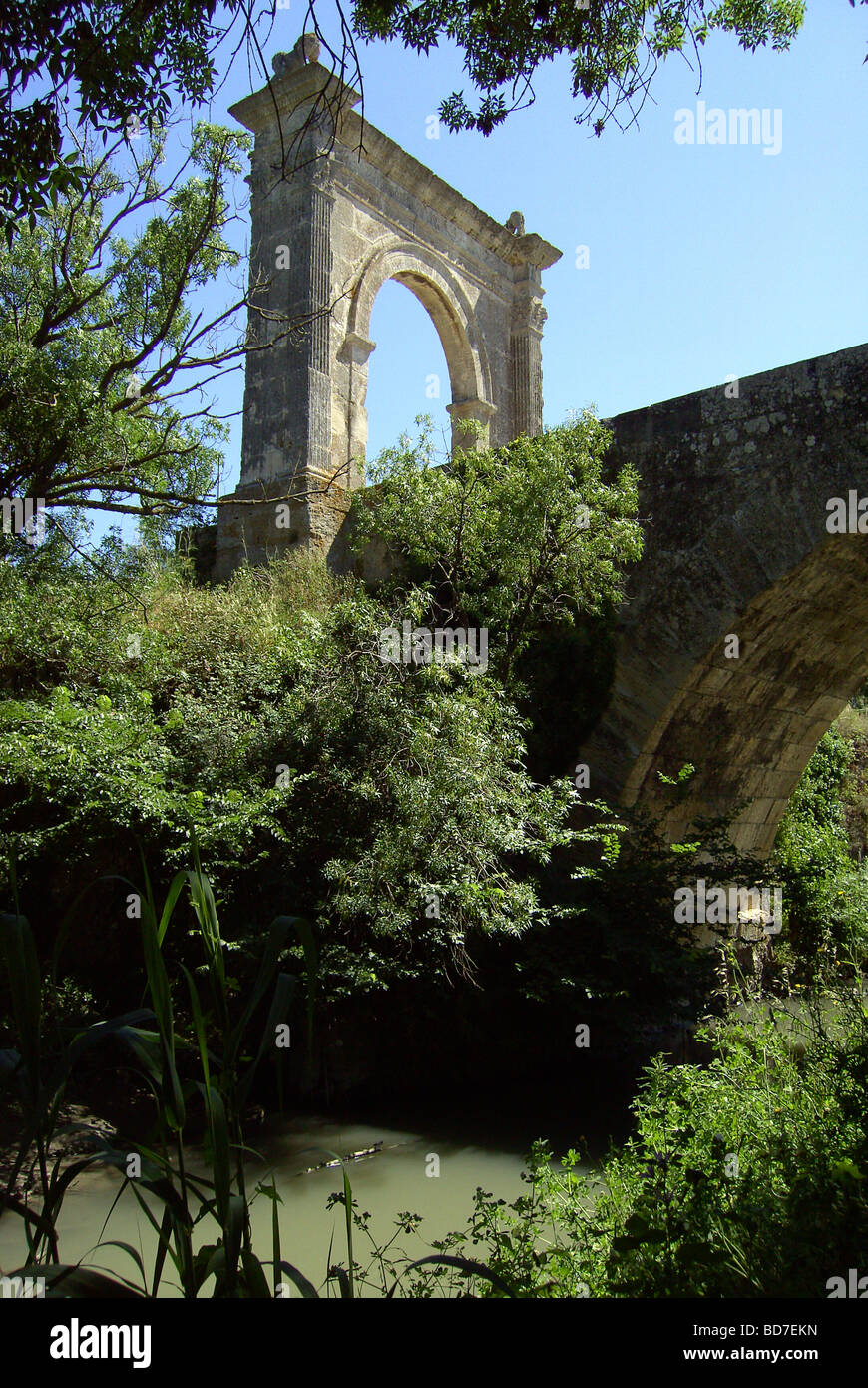 Pont Flavien 01 Stockfoto