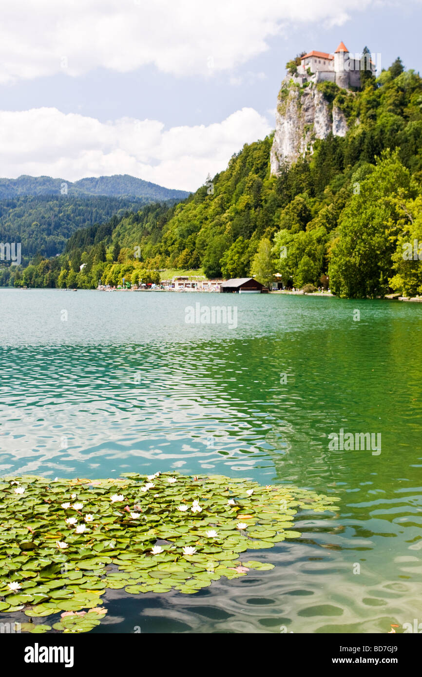 Lake Bled Slowenien Stockfoto