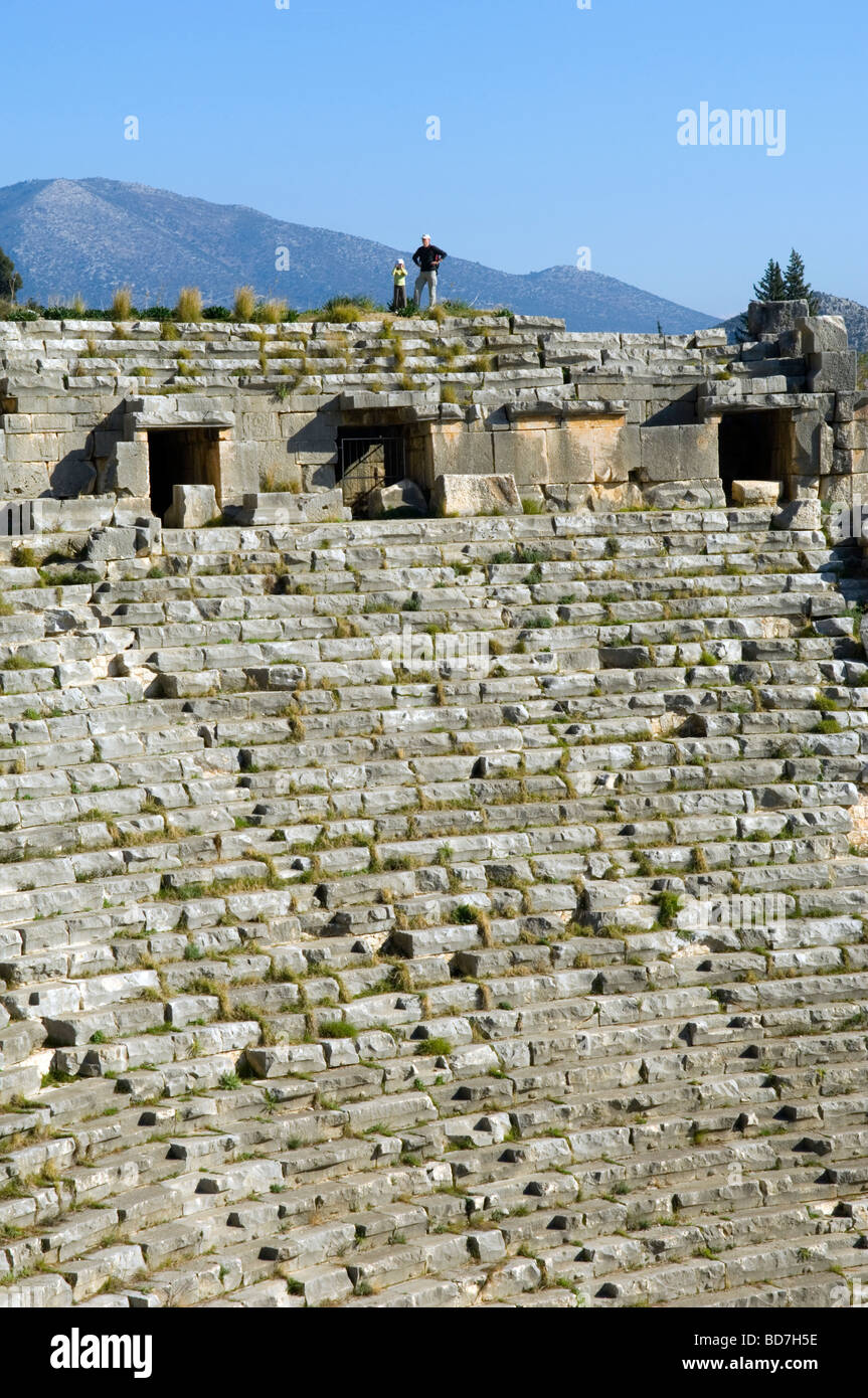 Römisches Amphitheater Stockfoto