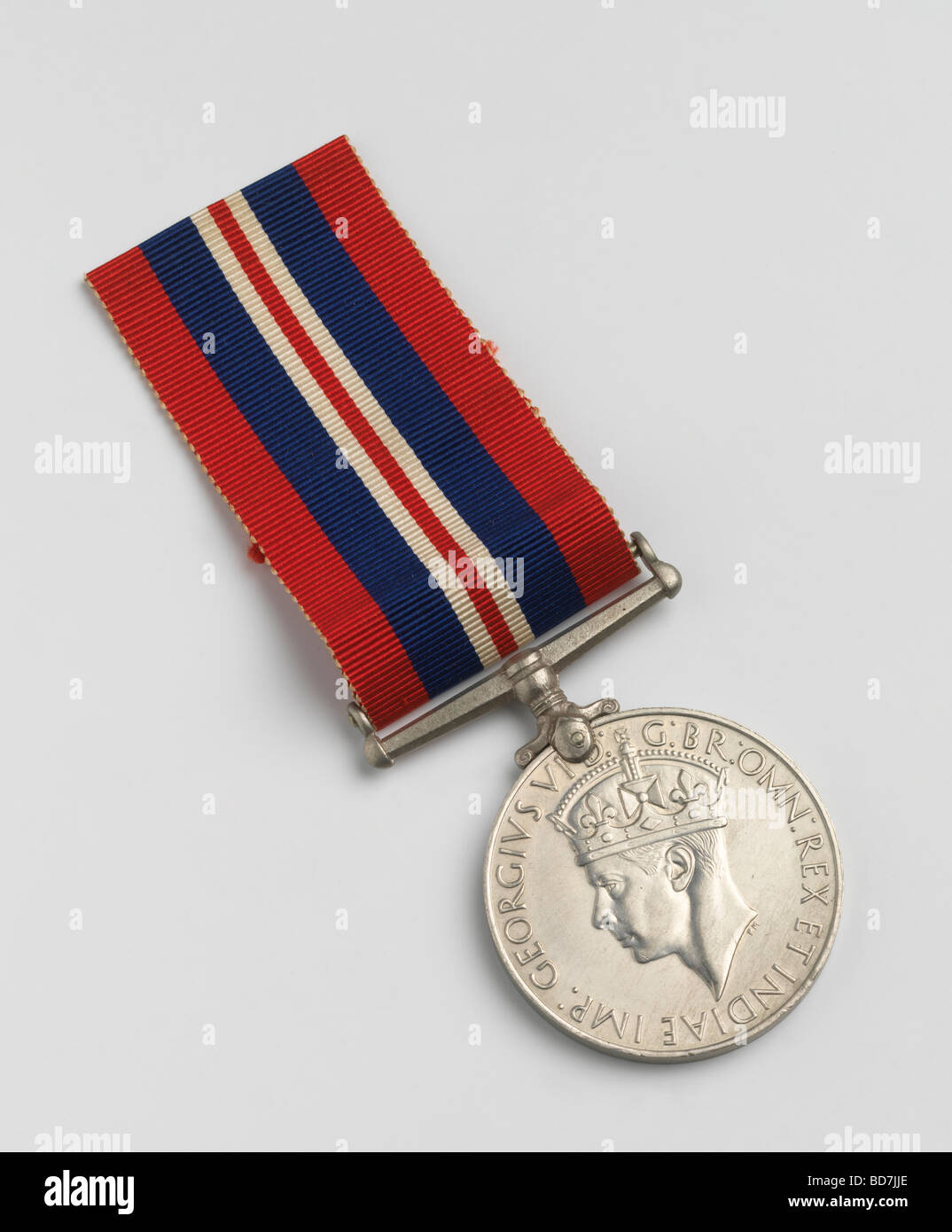 Einem britischen und Commonwealth-Service-Medaille aus dem zweiten Weltkrieg Stockfoto