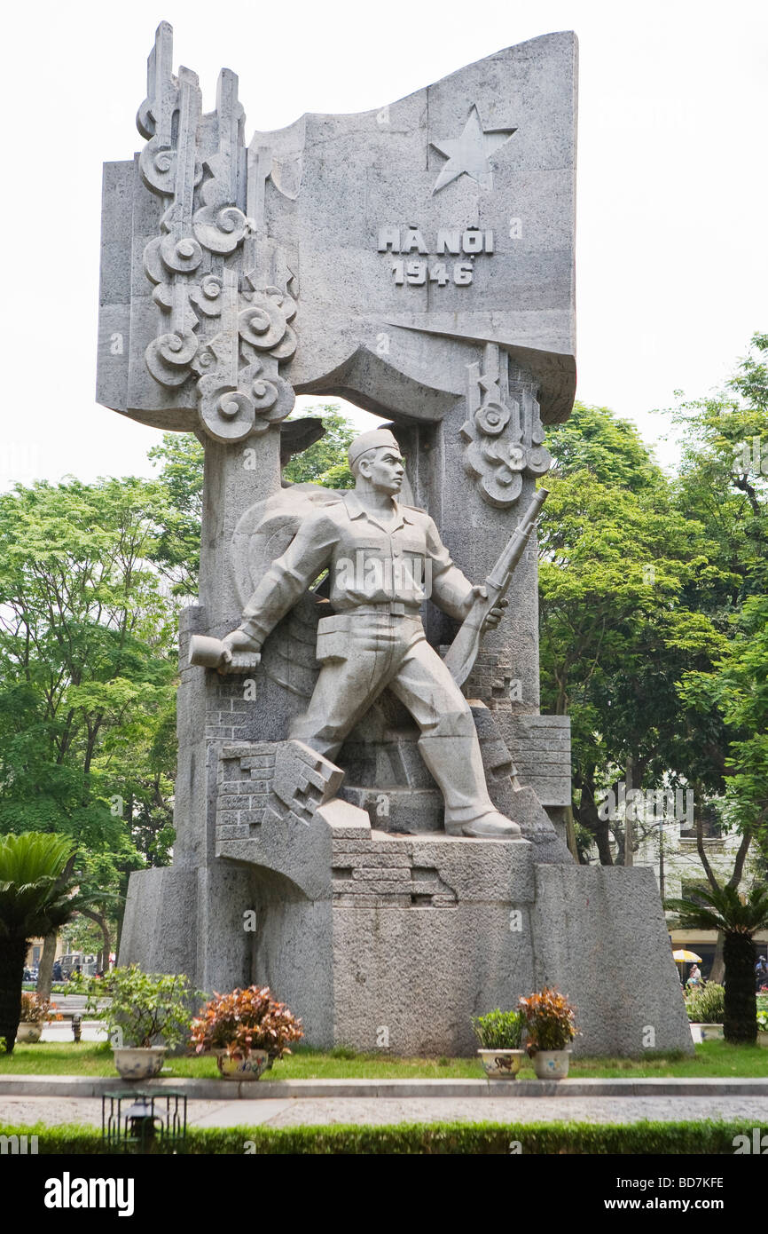 Kriegerdenkmal in Hanoi, Vietnam Stockfoto