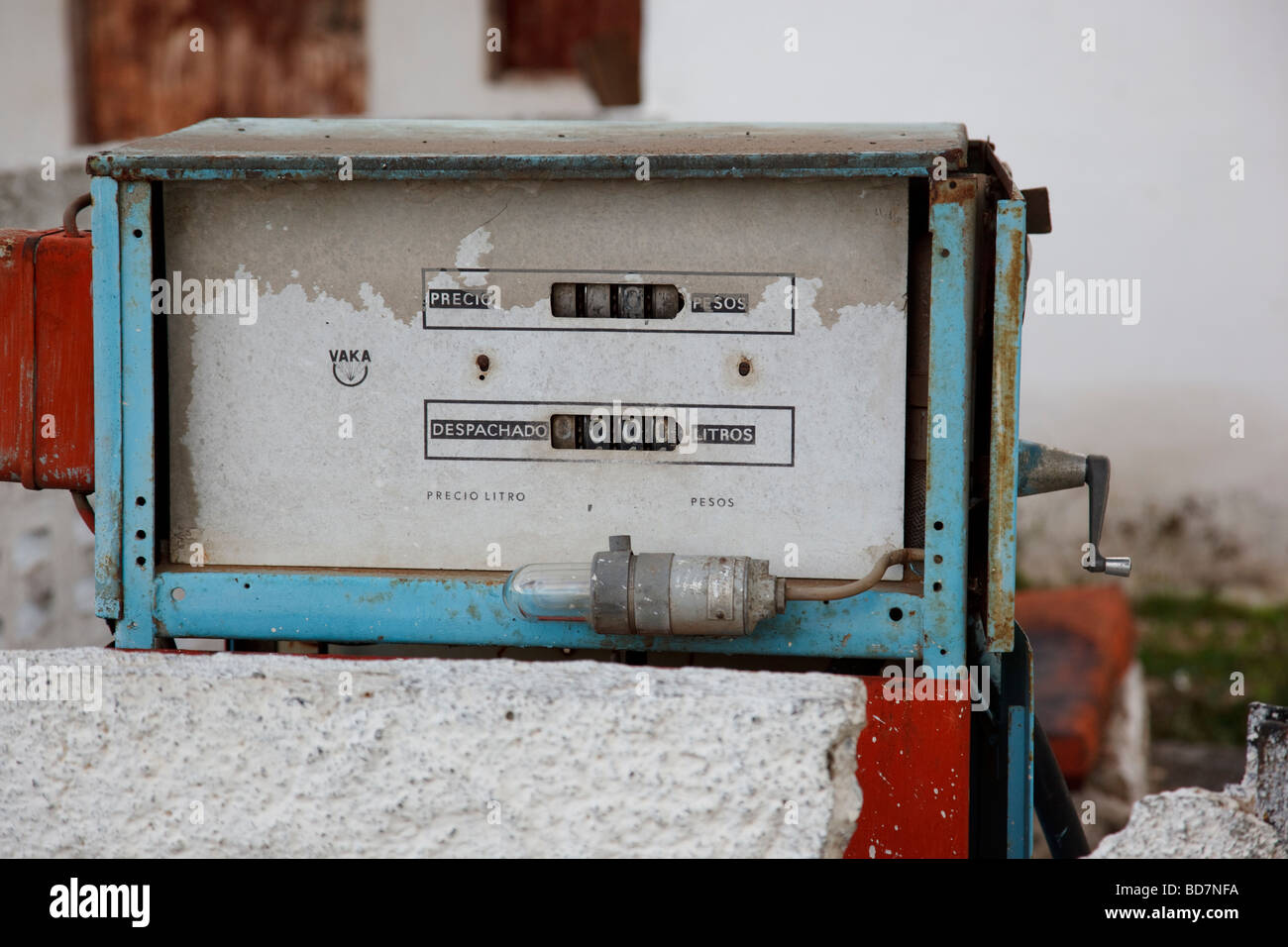 alte Tankstelle Stockfoto