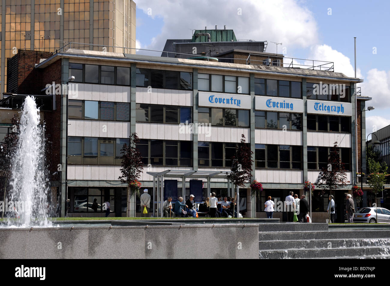 Coventry Telegraph Abend Zeitung Büros, Coventry, England, UK Stockfoto
