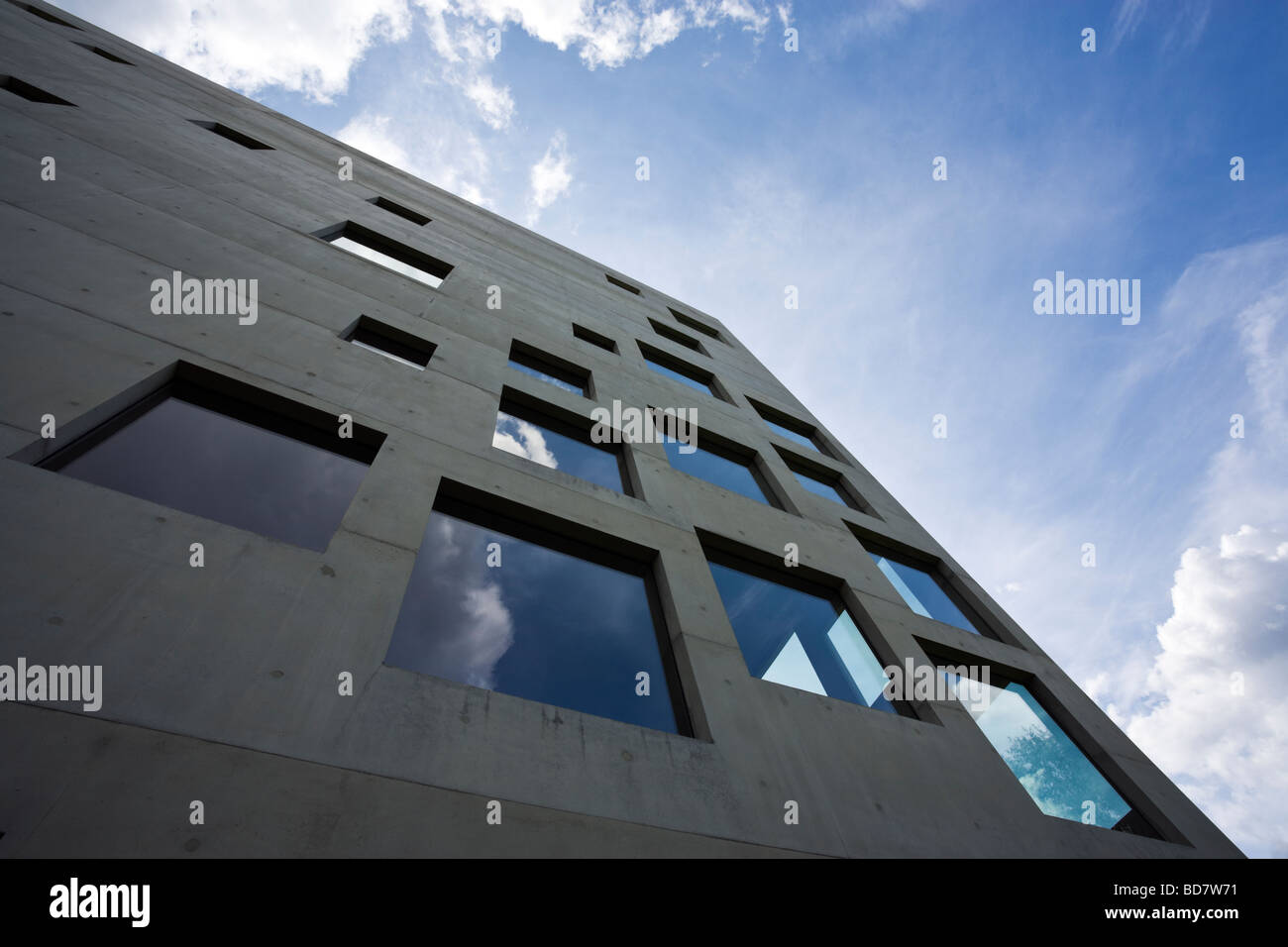 Detail der Zollverein School für Management und Design-Gebäude an der Zollverein Coal Mine Industriekomplex Stockfoto