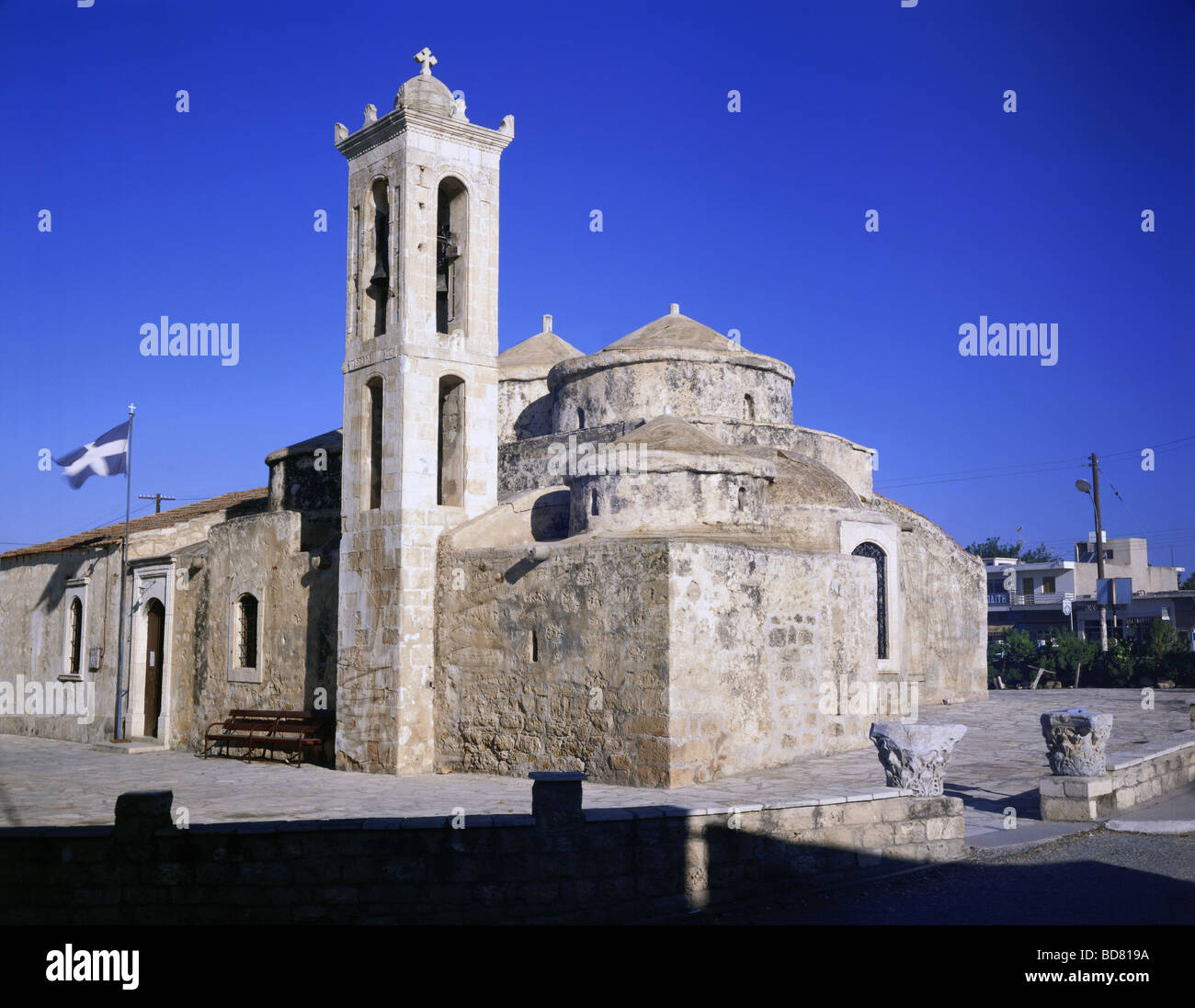 Geographie/Reise, Zypern, Geroskipou, Agia Paraskevi, erbaut im 6. Jahrhundert, Außenansicht, Stockfoto
