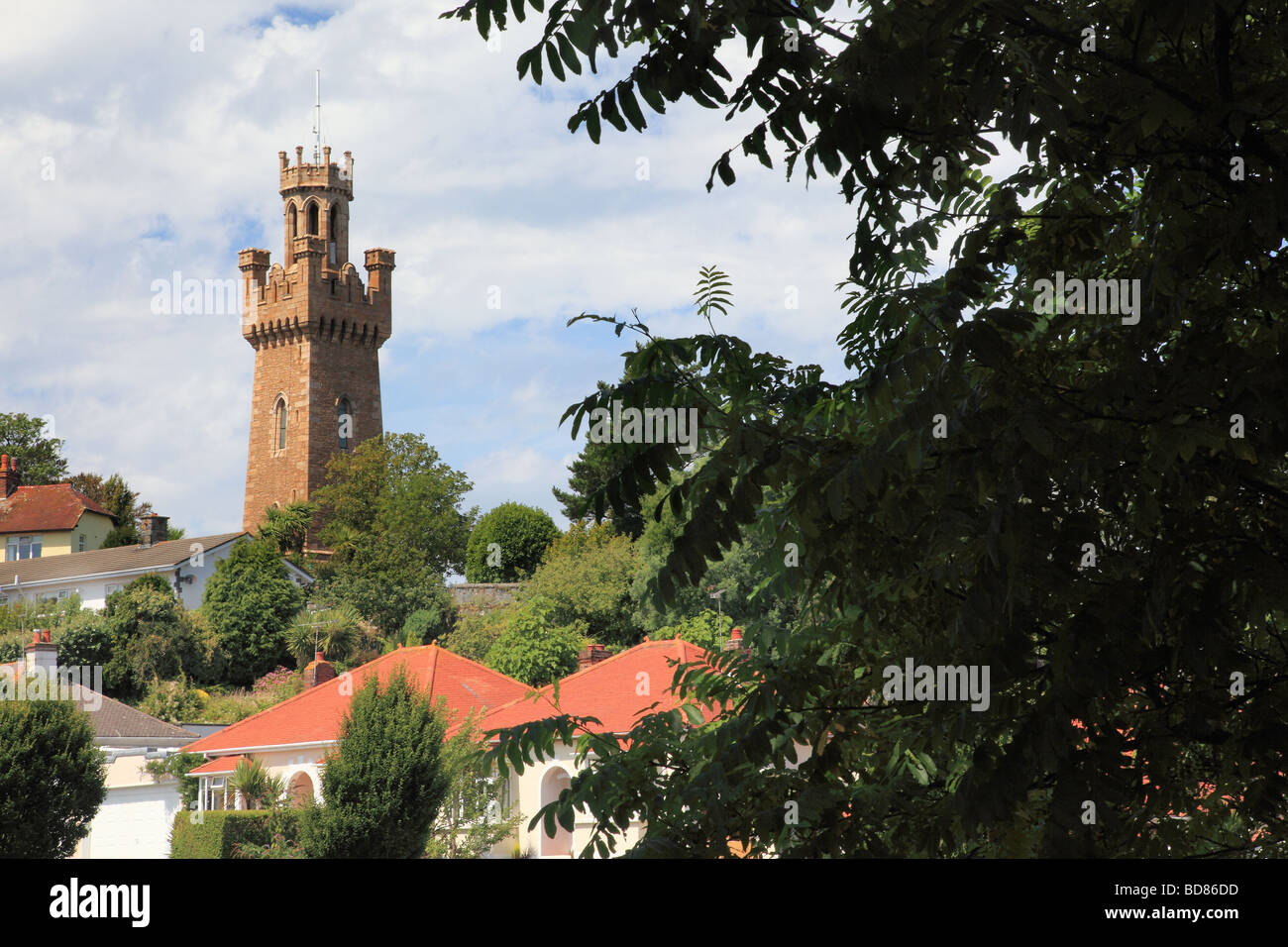 Victoria Turm St. Peter Port Guernsey Kanalinseln Stockfoto