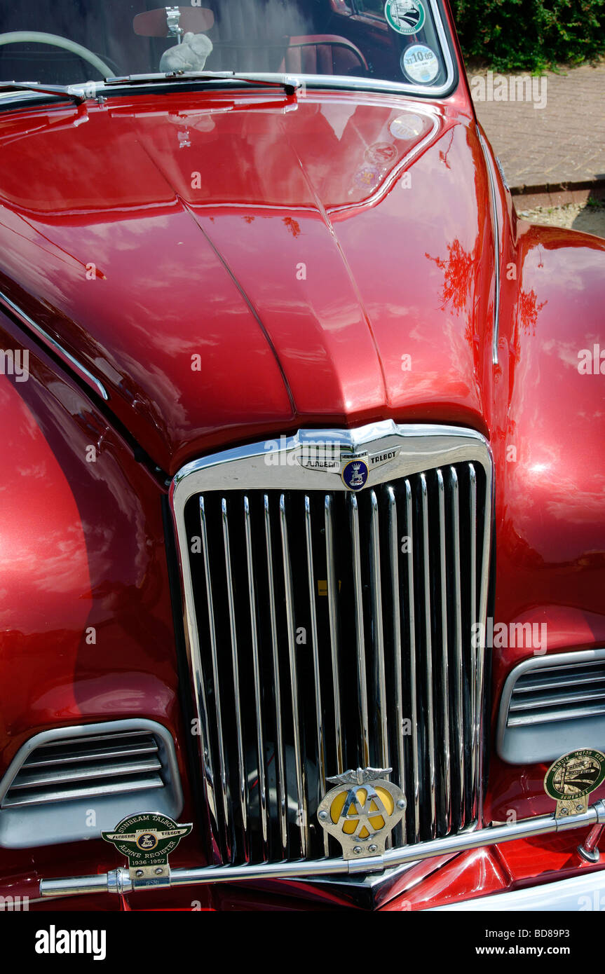 Rot Talbot Sunbeam supreme 90 Stockfoto