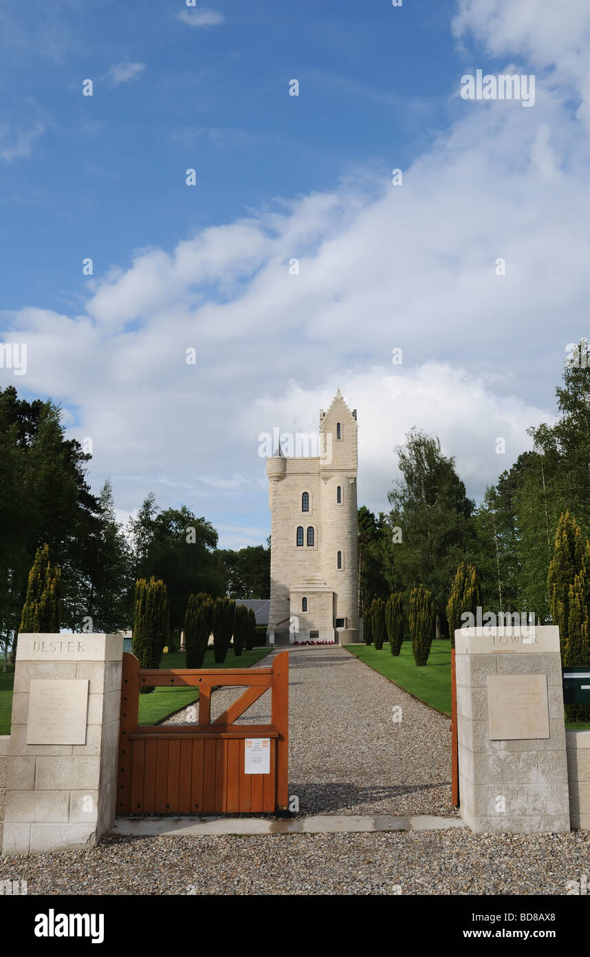 Das Ulster Denkmal bei Thiepval an der Somme Stockfoto