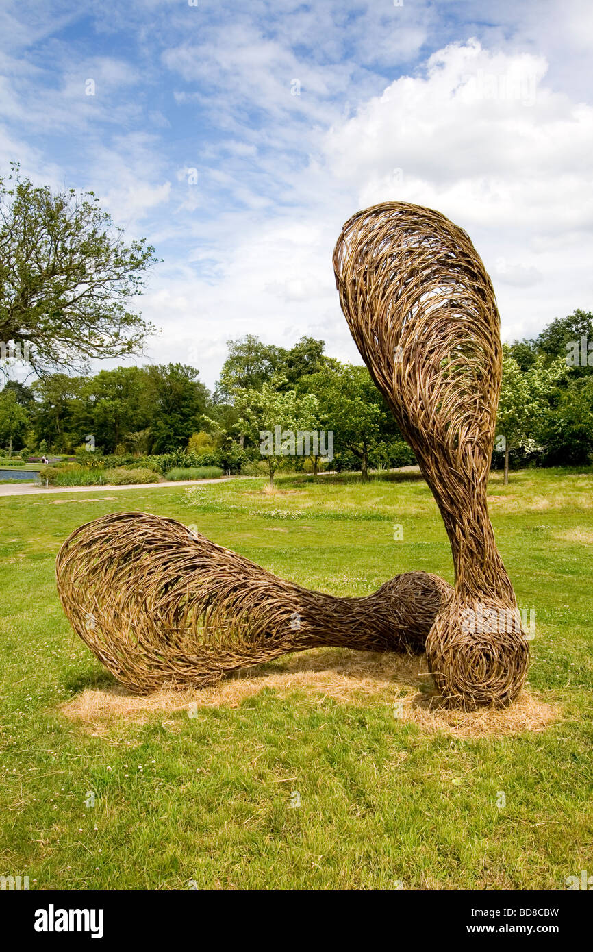 riesige Platanen Samen Skulptur Stockfoto