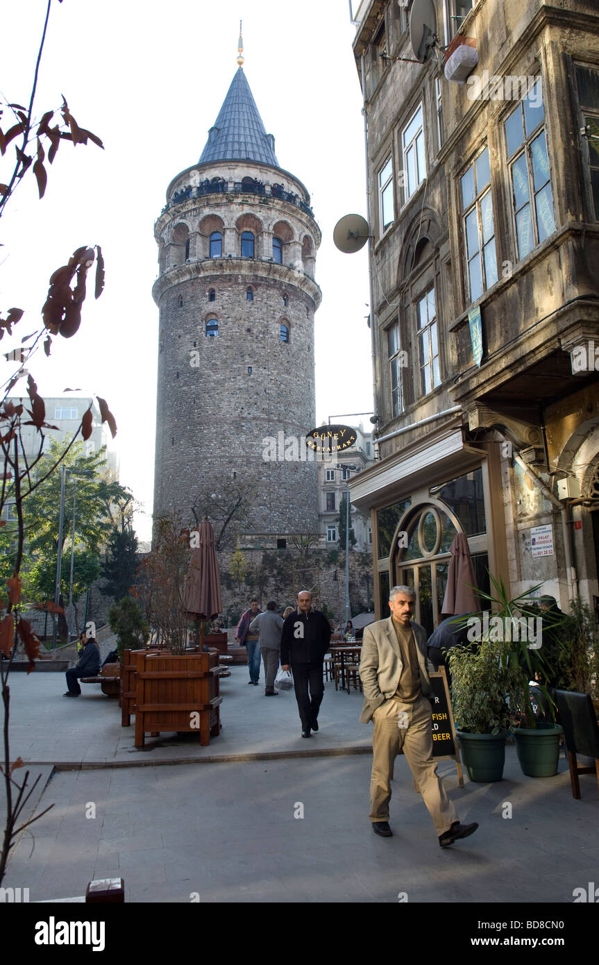Der Galata-Turm Stockfoto