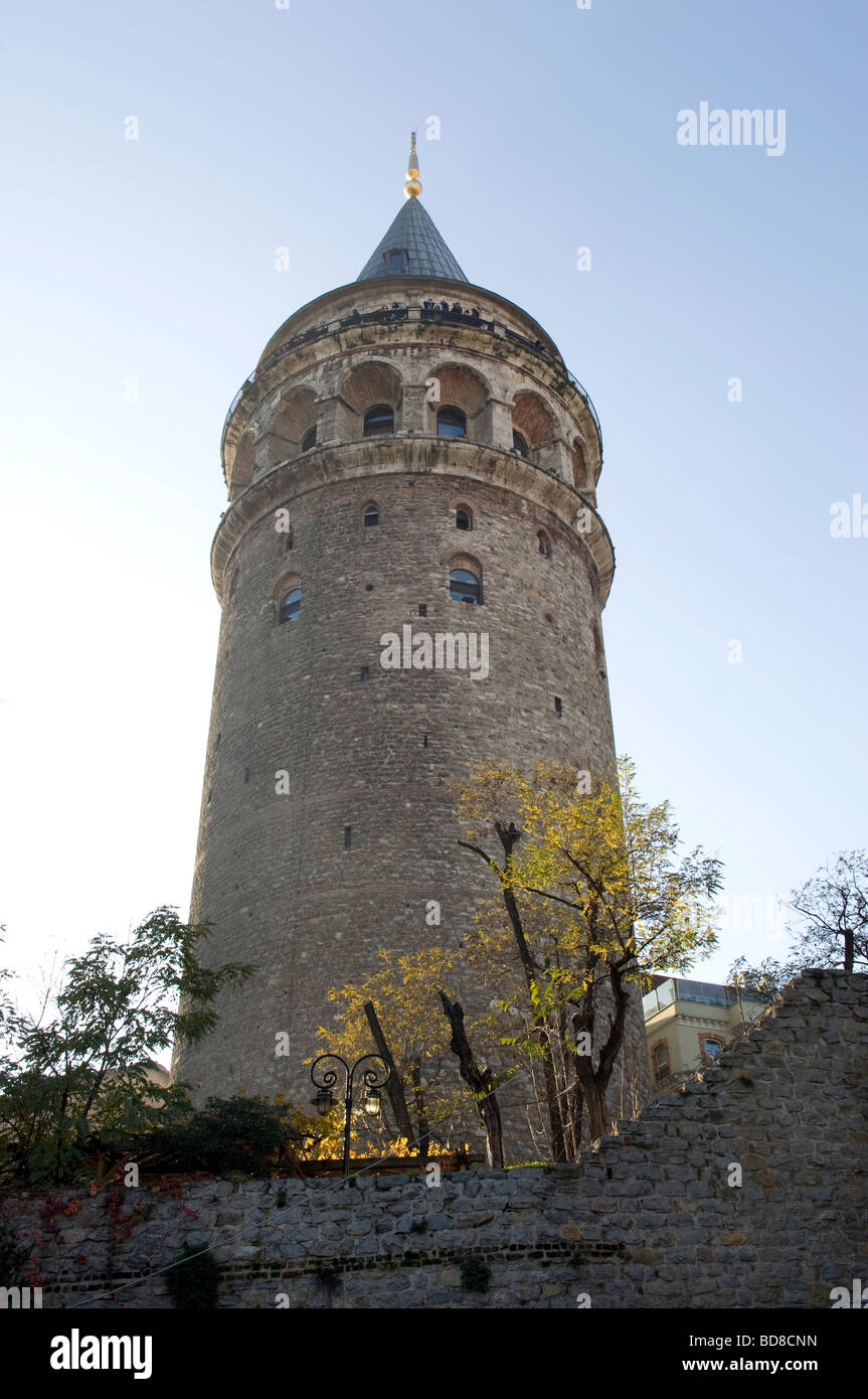 Der Galata-Turm in Istanbul, Türkei Stockfoto