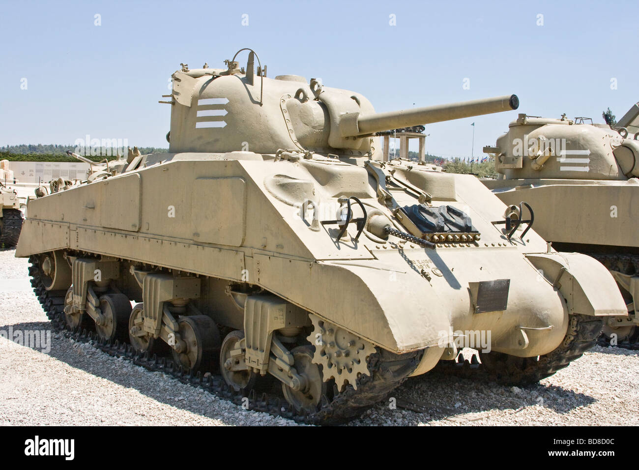 (Wahrscheinlich) Britischer Sherman M4 MK III Mitte Produktion Stockfoto