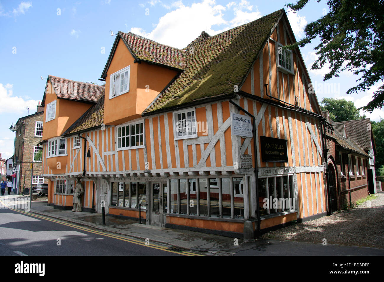 Vergers Haus St Andrews Street Hertford ca. 1450 Stockfoto