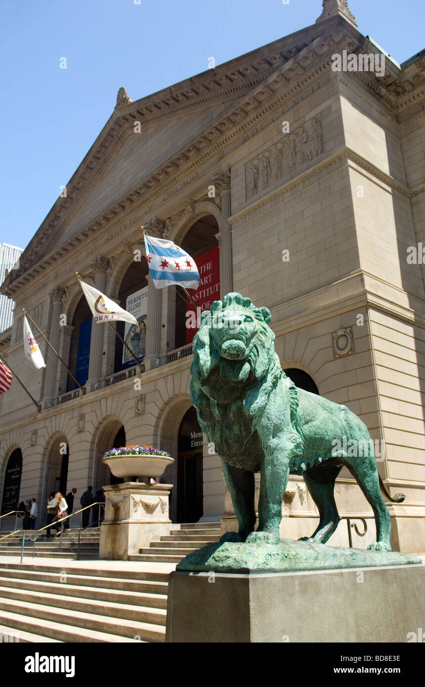 Das Art Institute of Chicago, Illinois Stockfoto