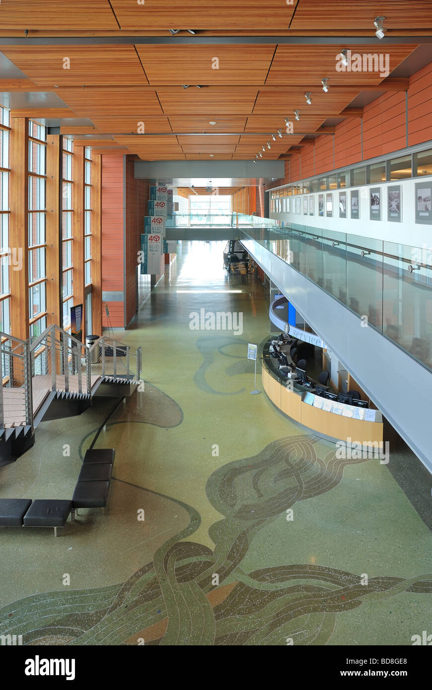 Bellevue-Rathaus-Interieur Stockfoto