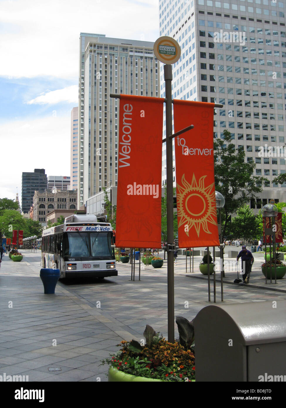 16th Street Mall, Denver, Colorado Stockfoto