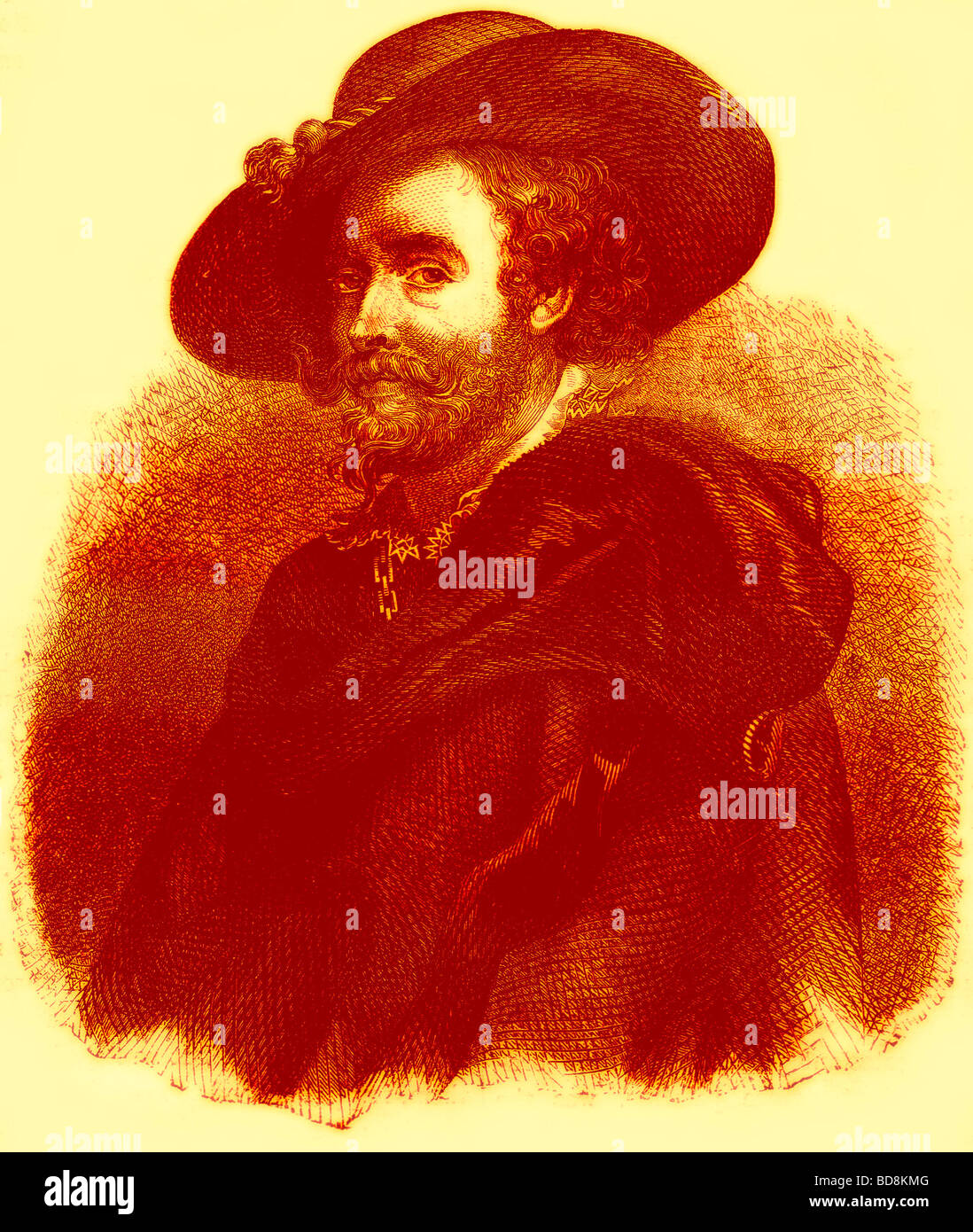 Sir Peter Paul Rubens Illustration von John Cassell s illustrierte Geschichte von England W Kent 1857 1858 Stockfoto