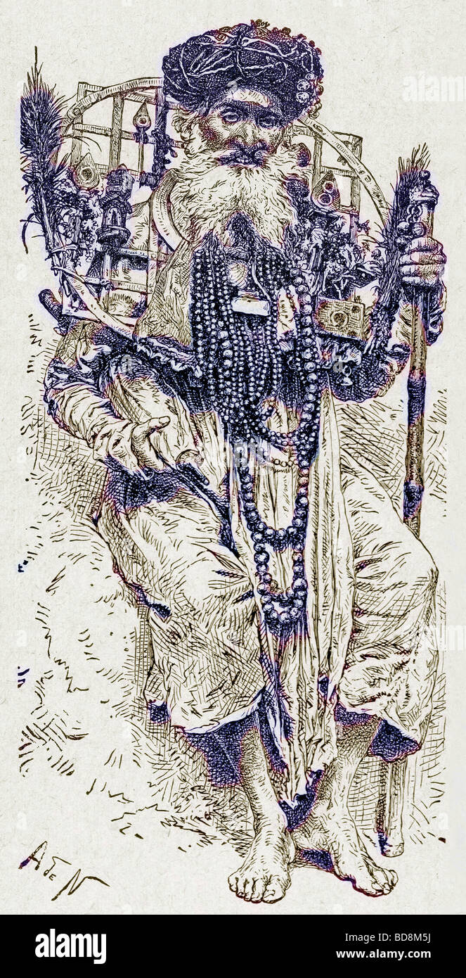 Hindu-Fakir Stockfoto
