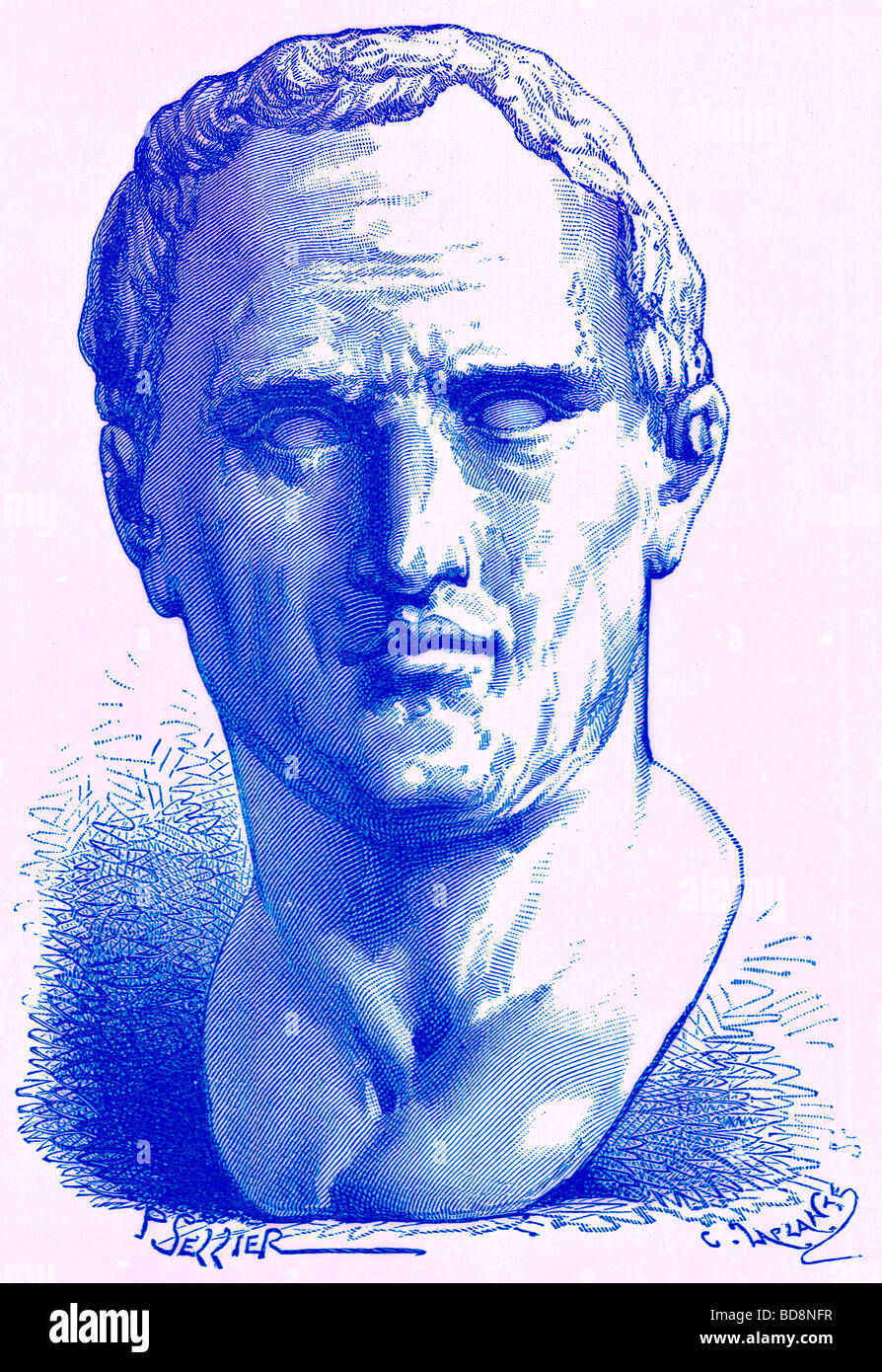 Cicero-Illustration aus der Geschichte Roms durch Victor Duruy Kegan Paul Graben Co 1884 Stockfoto