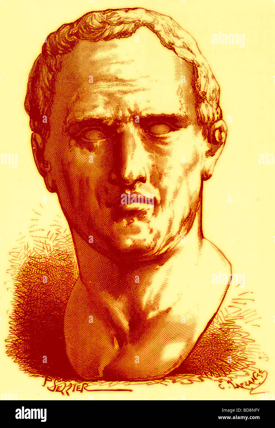 Cicero-Illustration aus der Geschichte Roms durch Victor Duruy Kegan Paul Graben Co 1884 Stockfoto