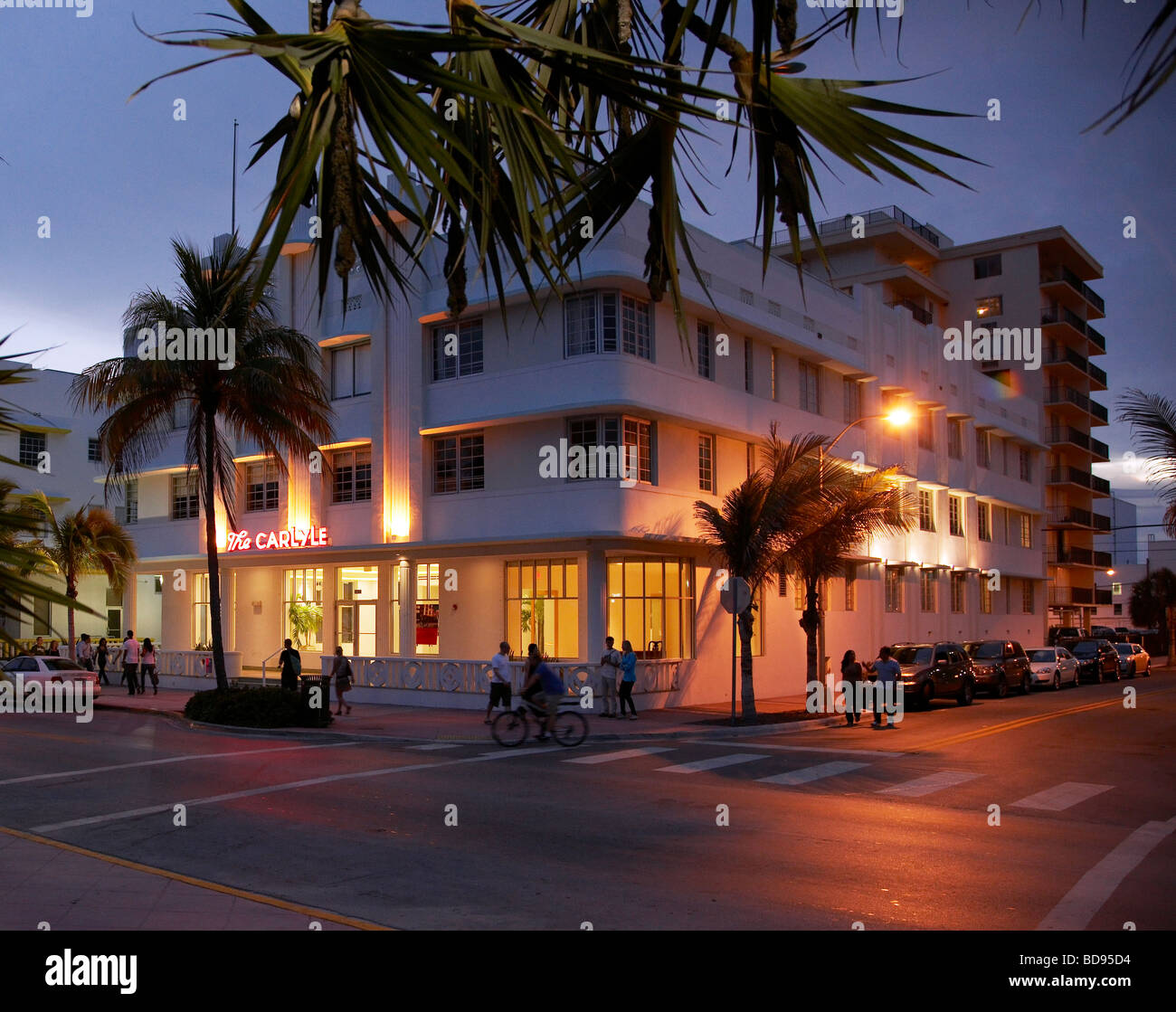 Ocean Drive Miami Stockfoto