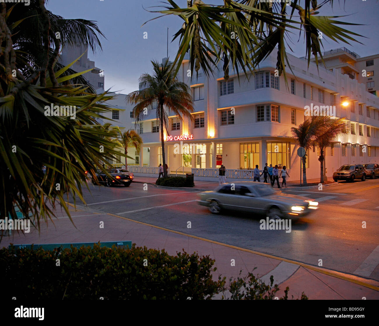 Ocean Drive Miami Stockfoto