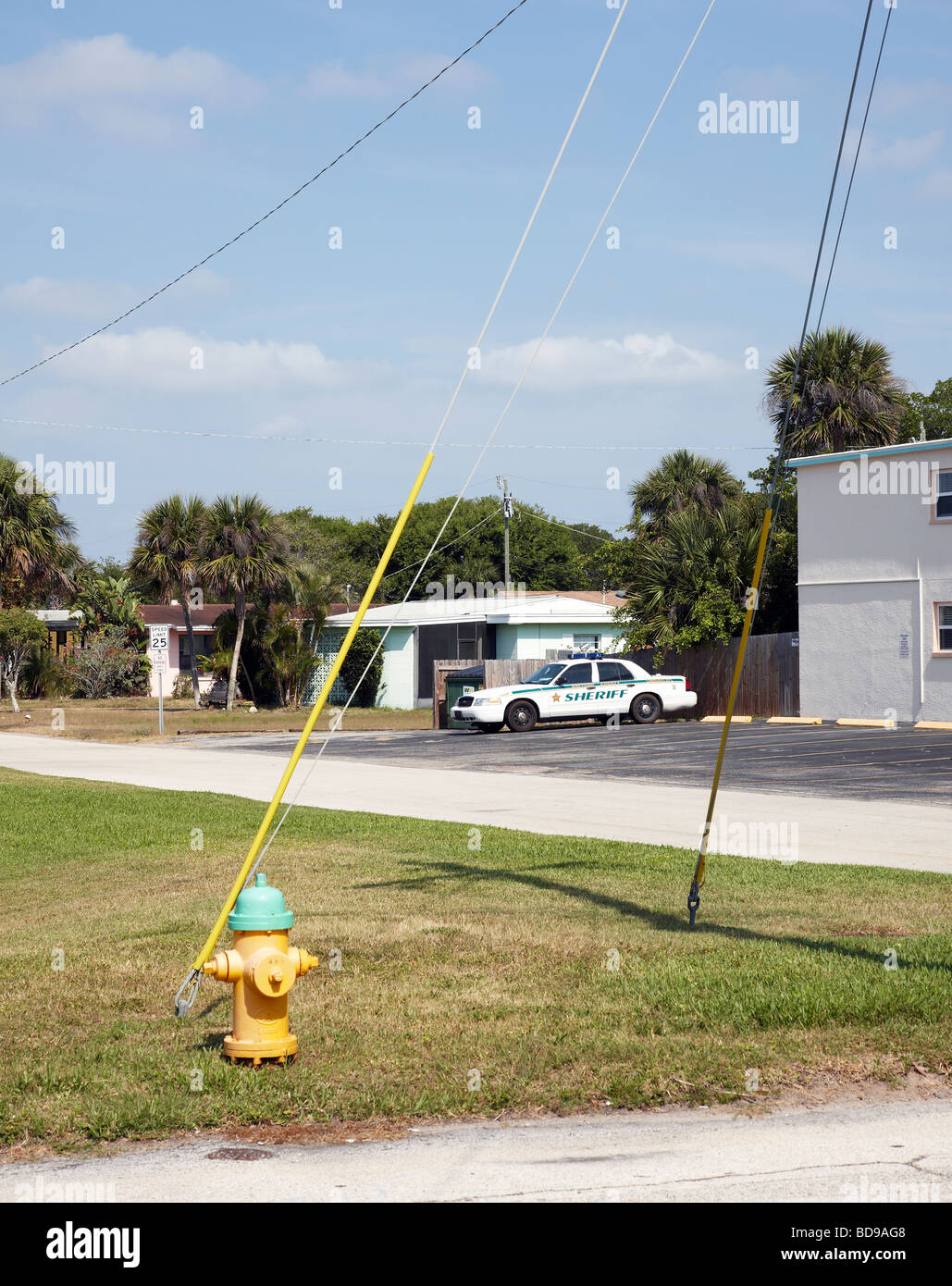 Sheriff Auto Stockfoto