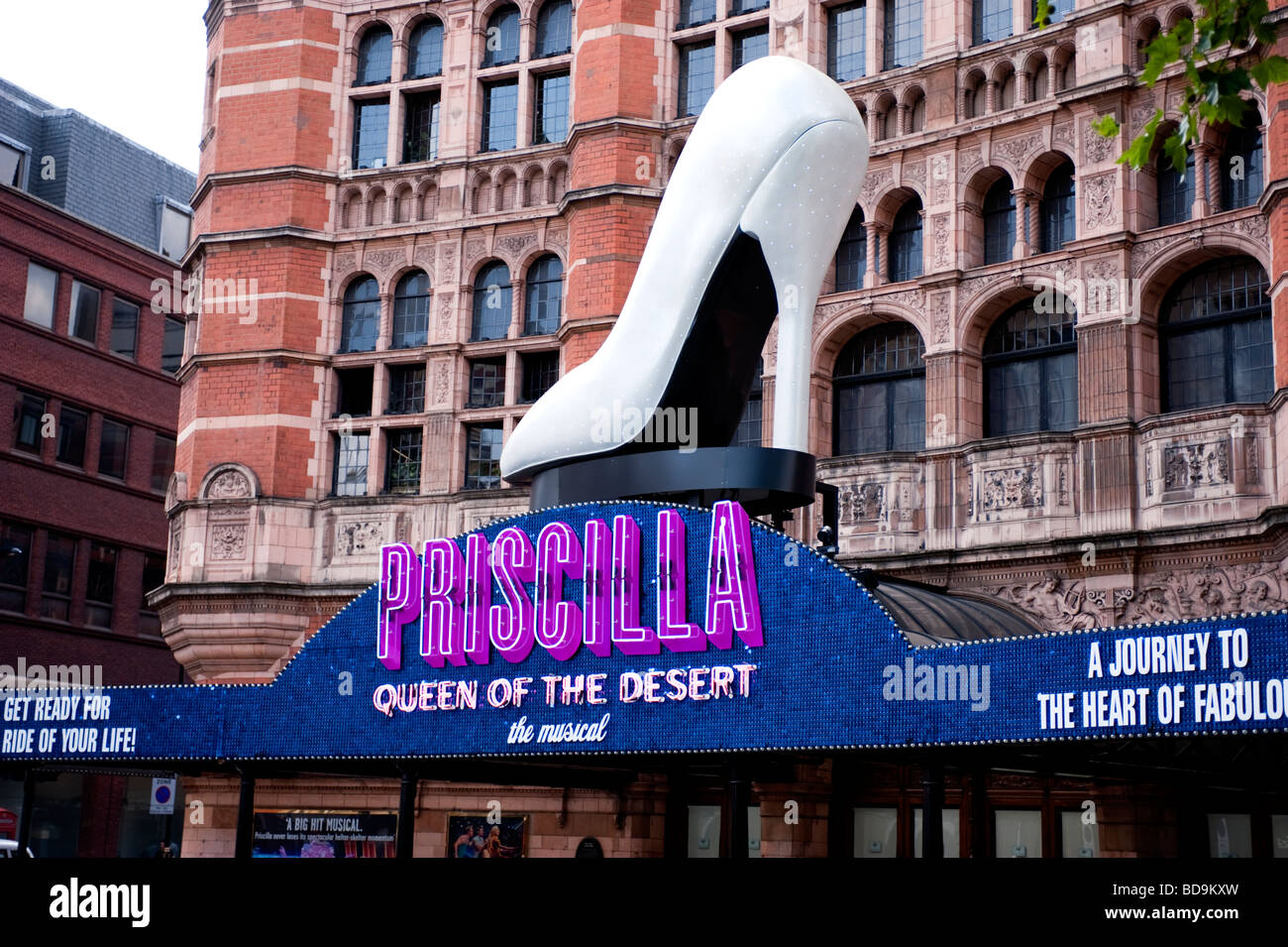 Palace Theatre Shaftesbury Avenue mit Priscilla Queen of the Desert Stockfoto