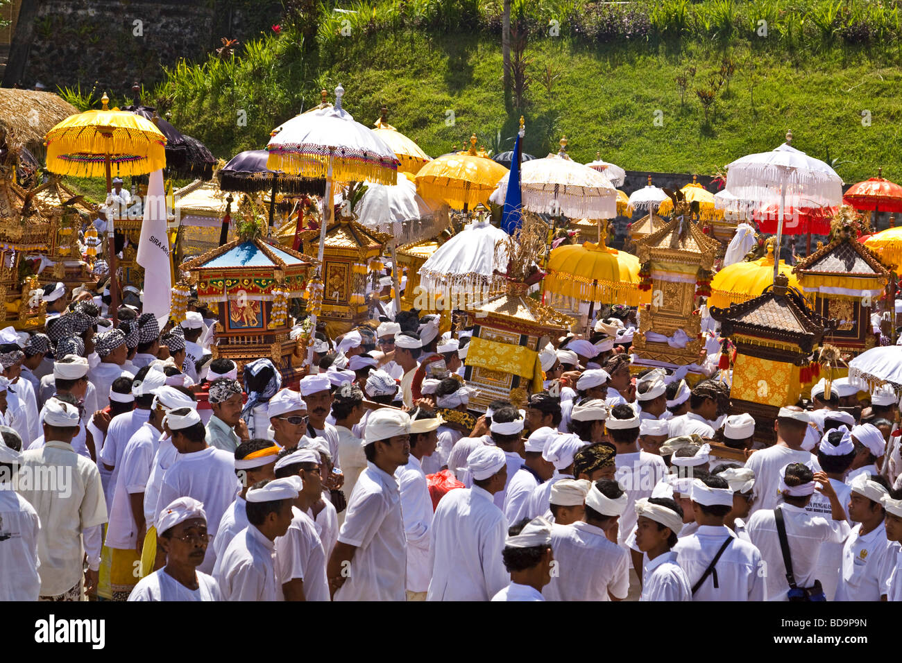 Panca Wali Krama Heiligen Feier am Besakih-Tempel alle zehn Jahre Bali Indonesien Stockfoto