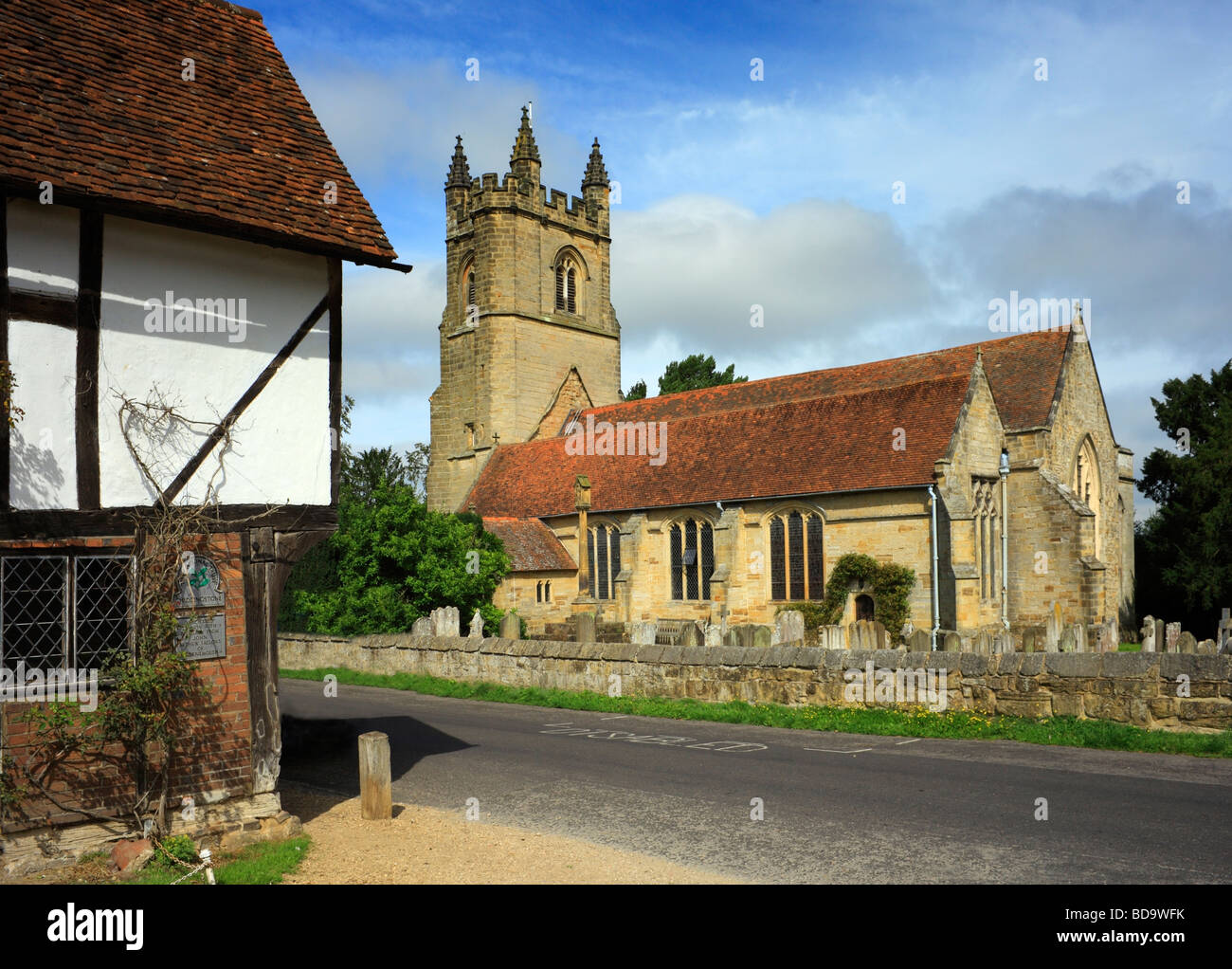 St. Marys Kirche Chiddingstone, Kent, England, UK. Stockfoto