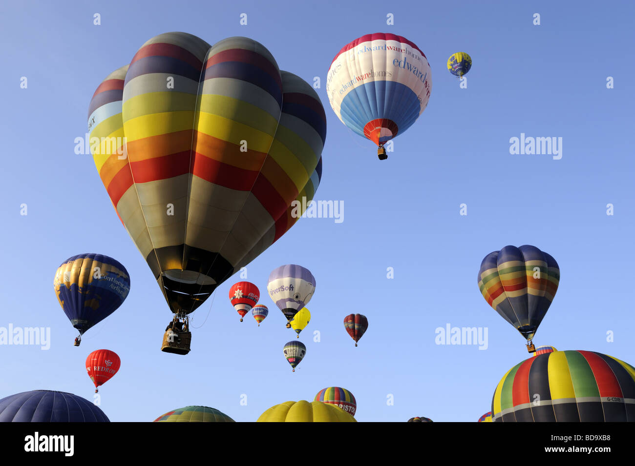 Bristol International Balloon Fiesta 2009 Stockfoto