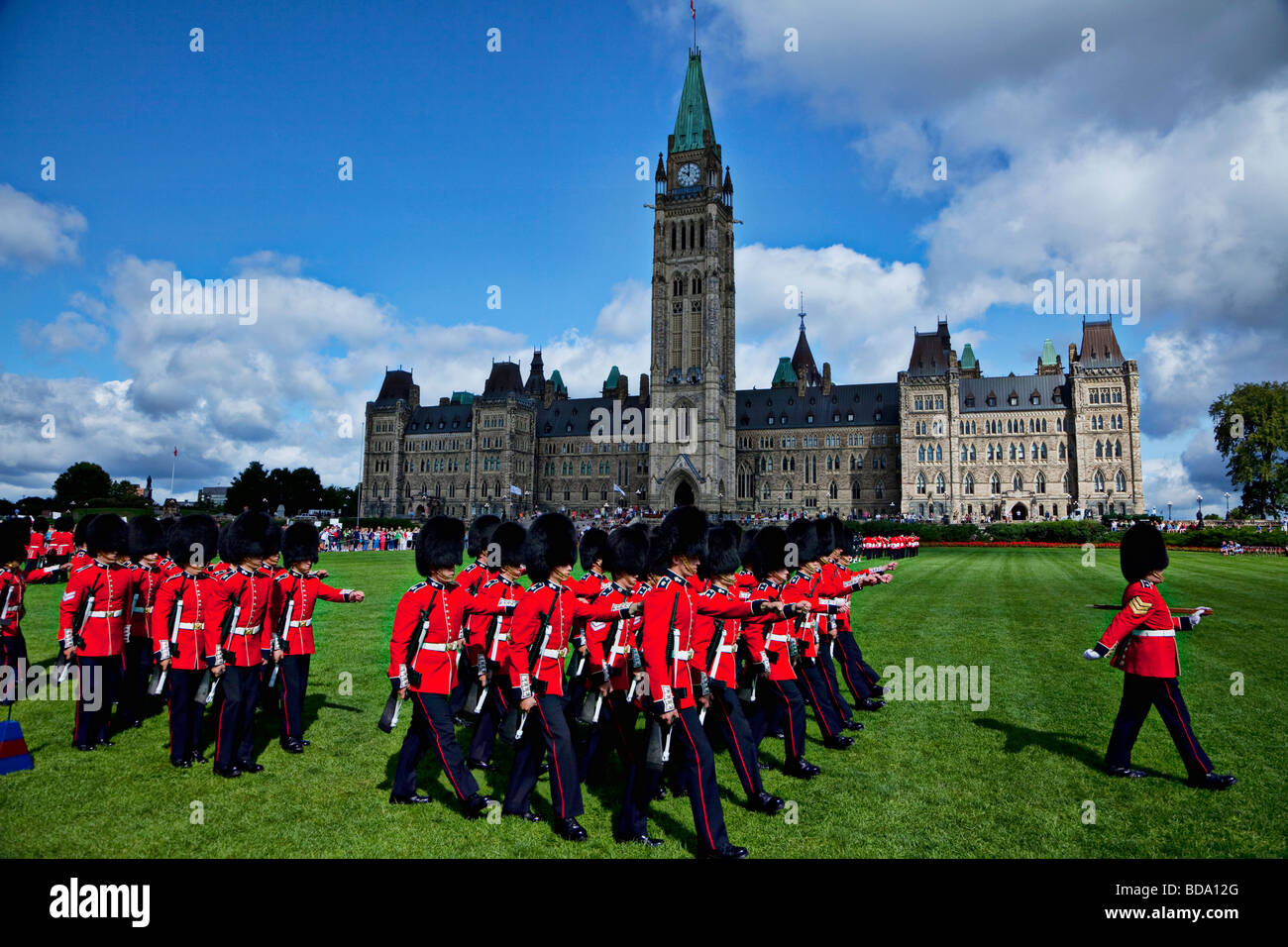 Parlamentsgebäude, Ottawa Kanada ändern des Schutzes Stockfoto