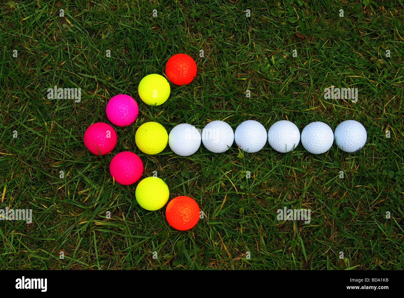 Golfball Golfball 04 Stockfoto