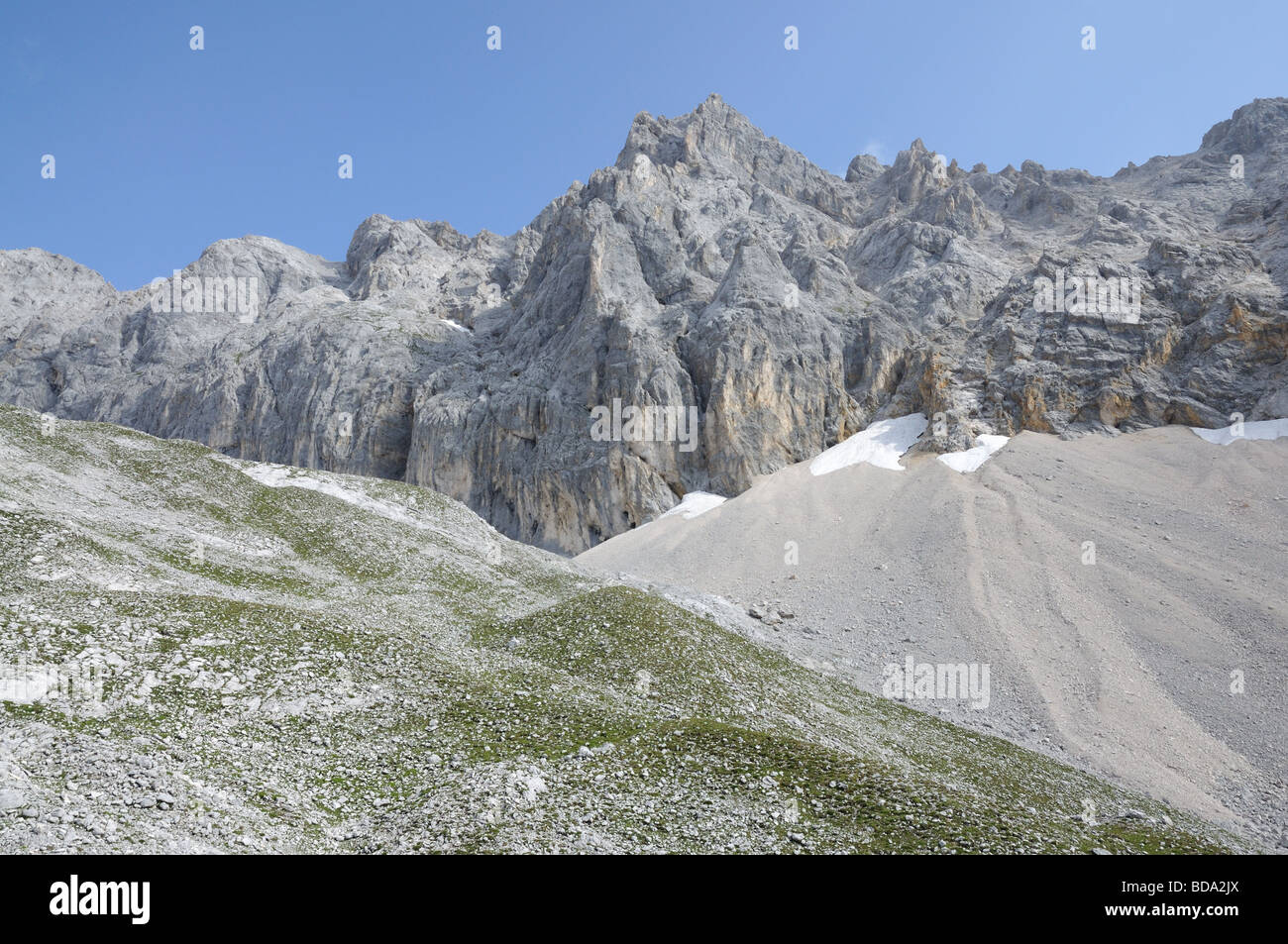 Wettersteingebirge, Alpen-Deutschland Stockfoto