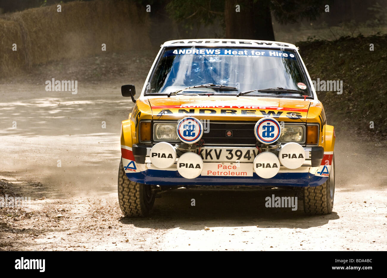 1981 Talbot Sunbeam Lotus auf der Waldbühne Rallye beim Goodwood Festival of Speed, Sussex, UK. Fahrer: Russell Brookes. Stockfoto