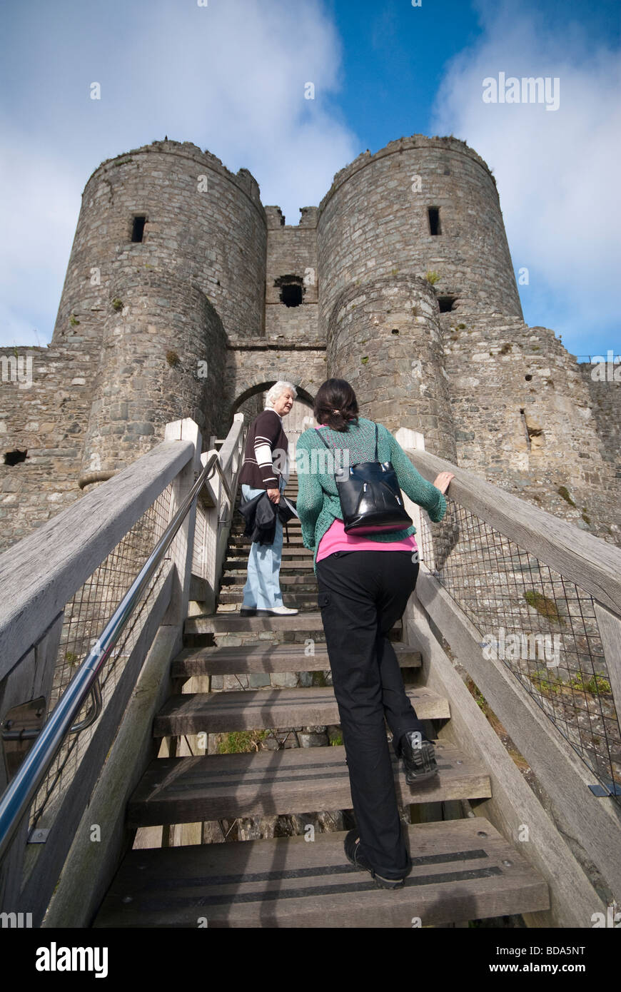 Harlech Castle Wales Stockfoto