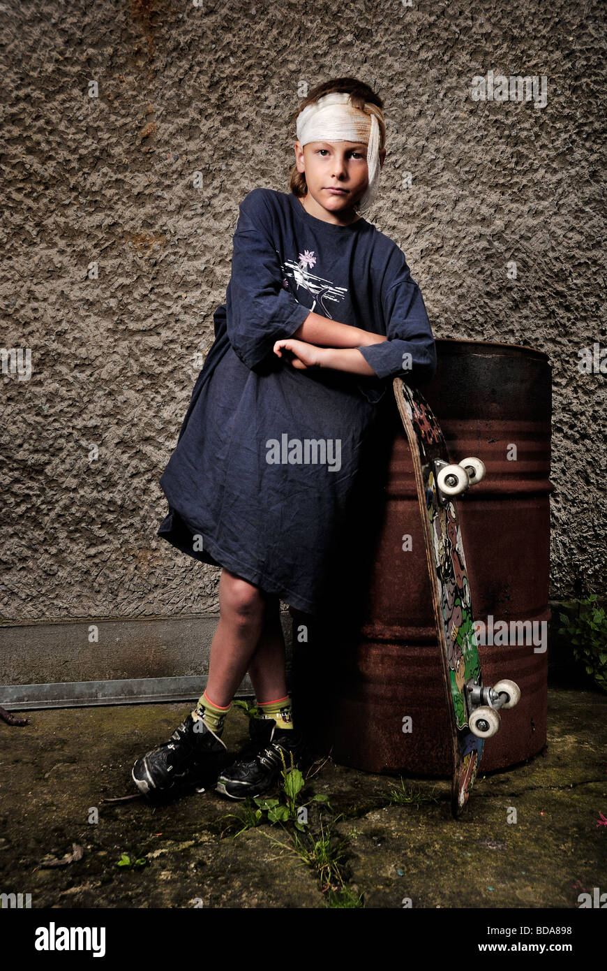 Junge Skater Stockfoto