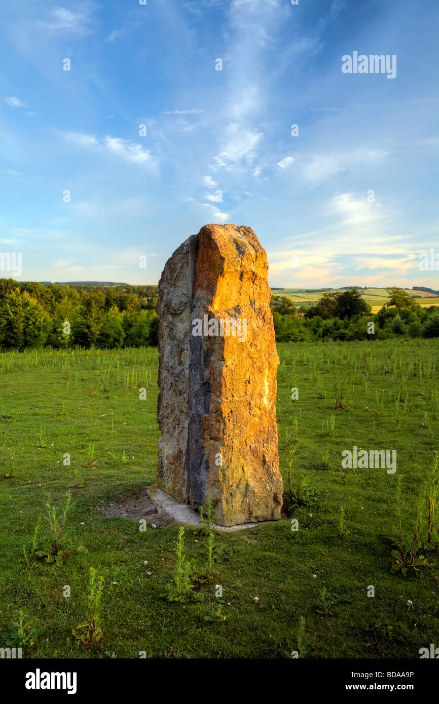 Millennium-Steinen, South Oxfordshire Stockfoto