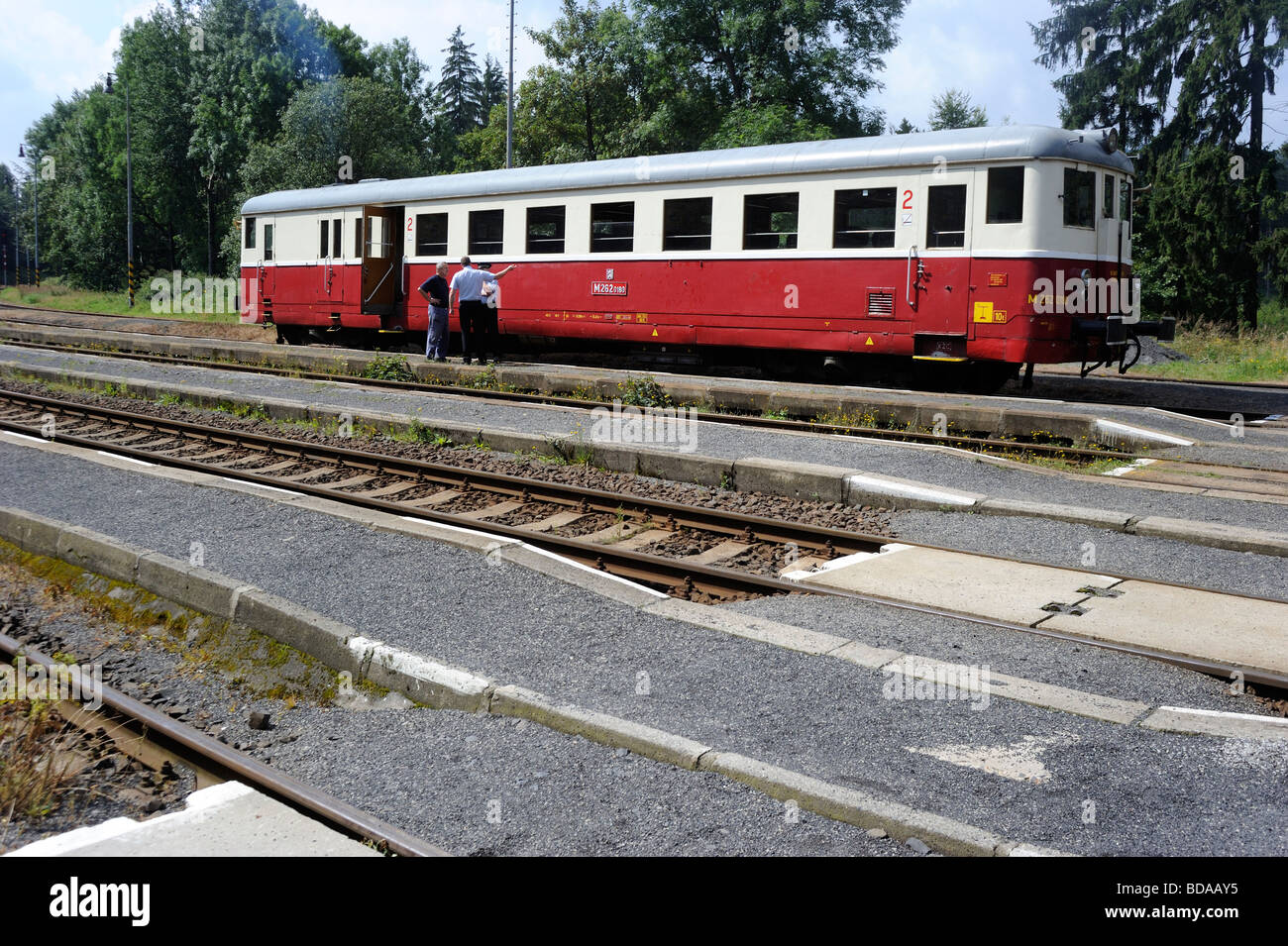 Tschechische Bahn Tschechien Stockfoto