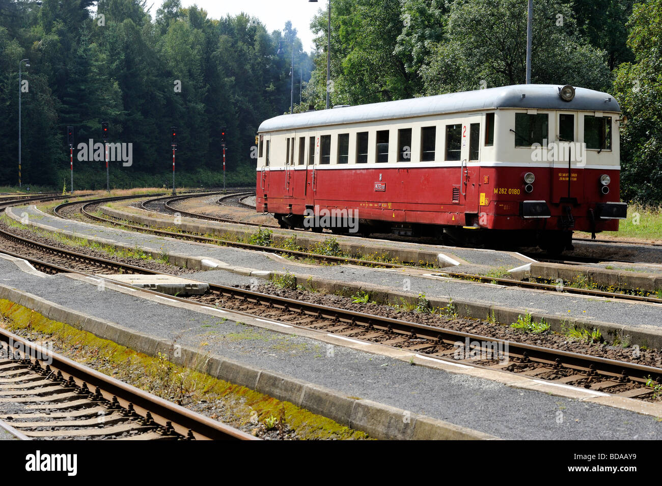 Tschechische Bahn Tschechien Stockfoto