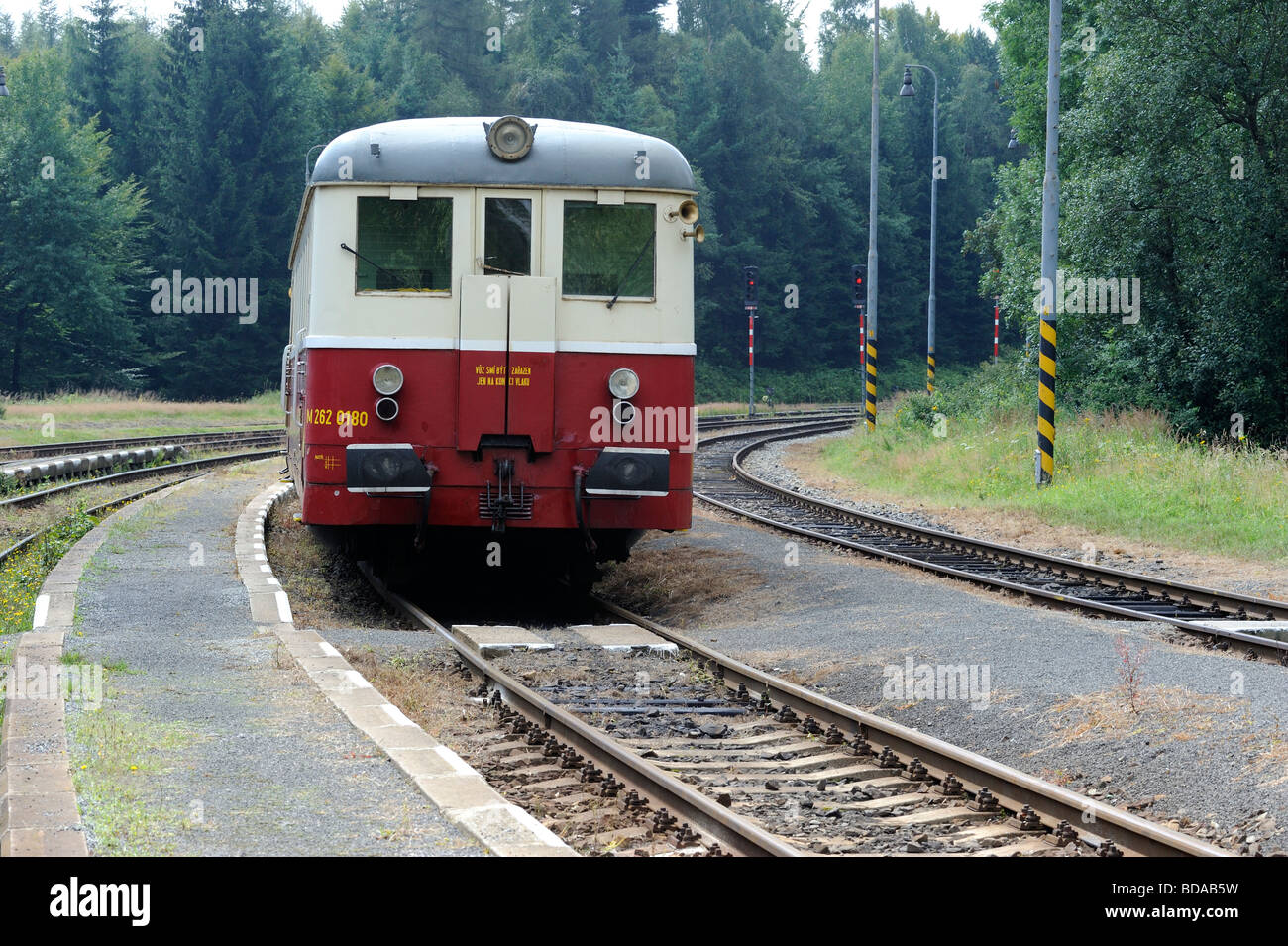 Tschechische Bahn Tschechien Stockfoto