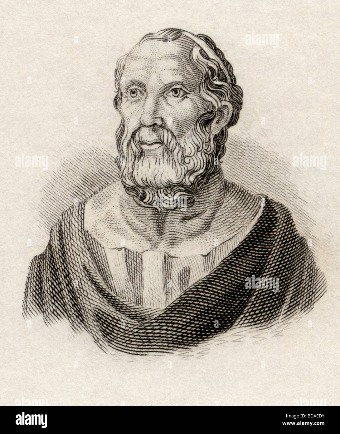 Platon 428 bis 427 v. Chr. geboren starb zwischen 348 und 347 v. Chr..  Klassischer griechischer Philosoph. Stockfoto