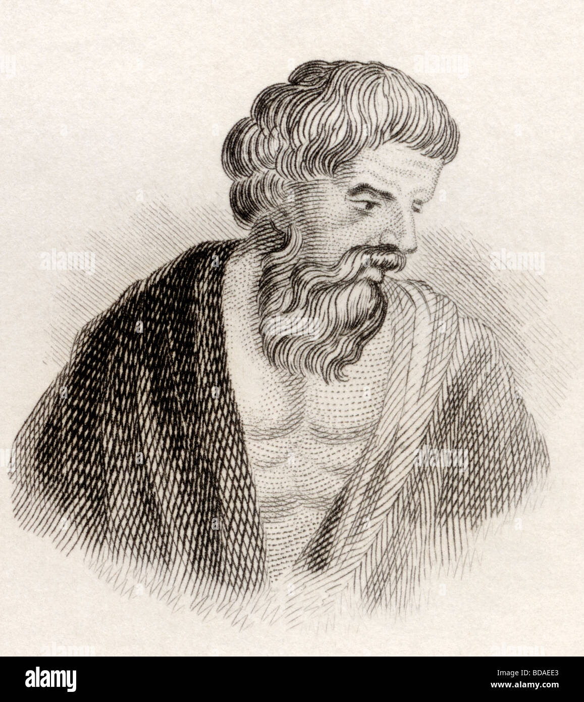 Aristomachus.  Griechischen mythologischen Charakter.  Eines der Heracleidae, Urenkel des Herakles. Stockfoto