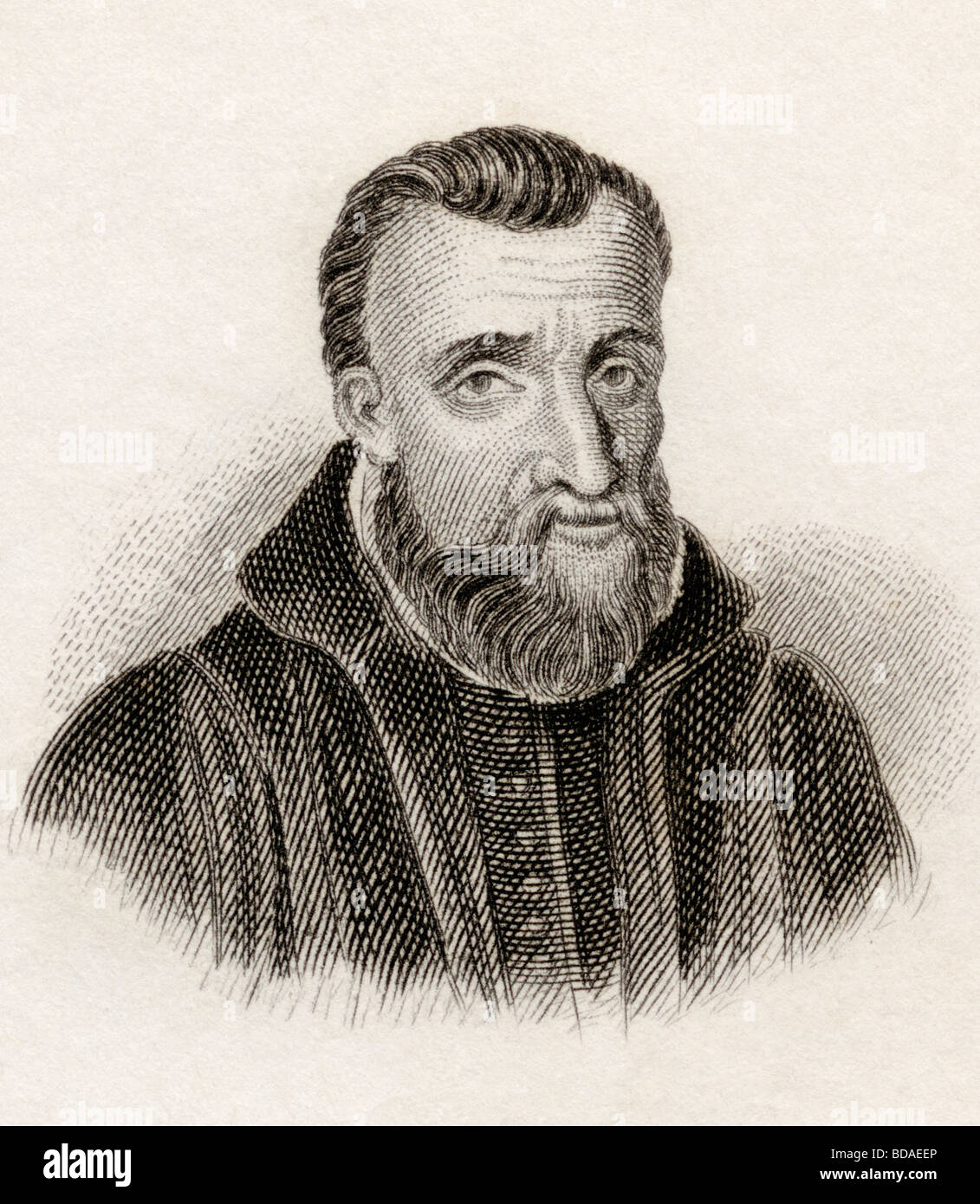 Guy Pancirollus 1523-1599.  Italienischer Jurist und Antiquar. Stockfoto