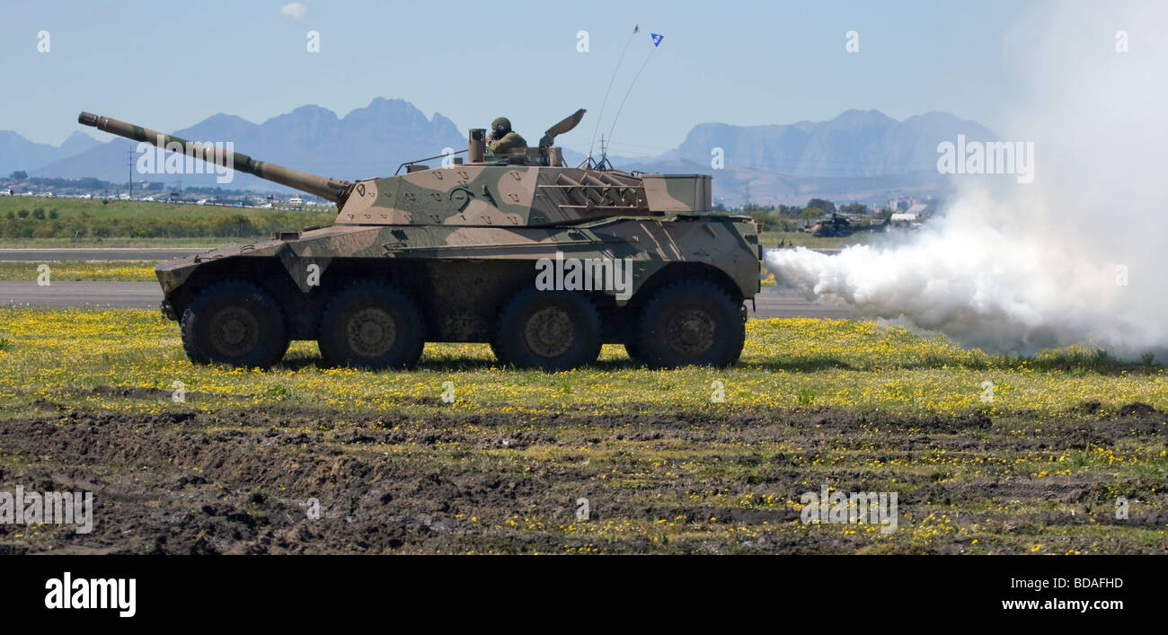 Rooikat Armoured Fighting Vehicle für die südafrikanischen South African National Defence Force Stockfoto