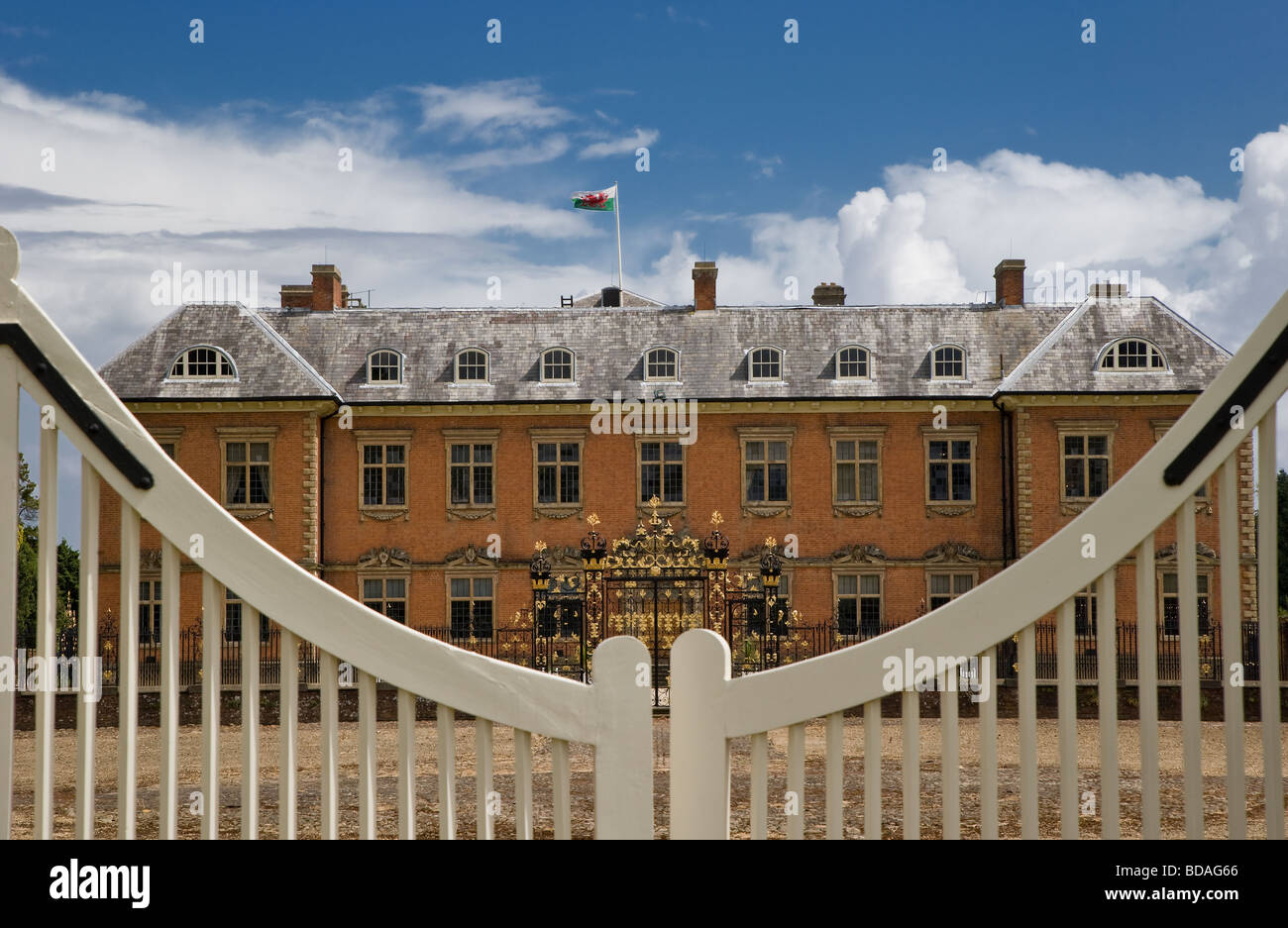 Tredegar House, inmitten eines historischen Gebäudes 90 ha großen Park, in Newport, South Wales UK Stockfoto