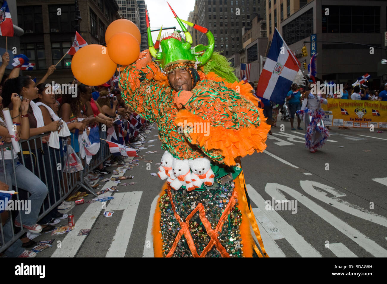 27. jährlichen Dominikanischen Independence Day Parade in New York Stockfoto