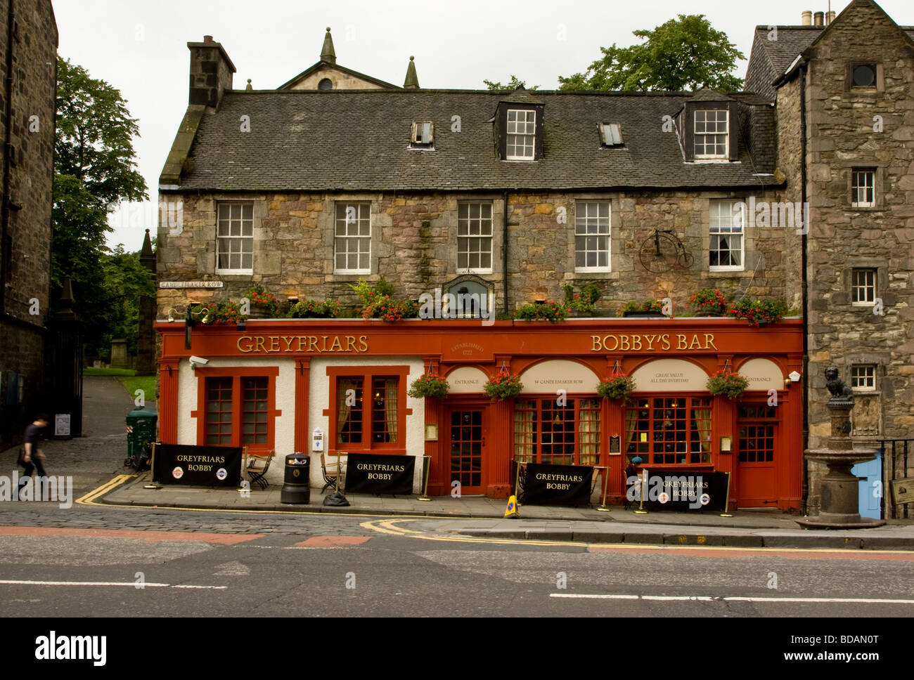 Bobbys Bar, Greyfriars in Edinburgh Stockfoto