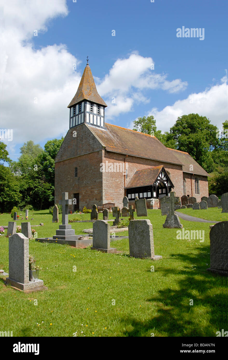 Die St. Michael Kirche, Schloss Frome, Herefordshire, England, Großbritannien Stockfoto